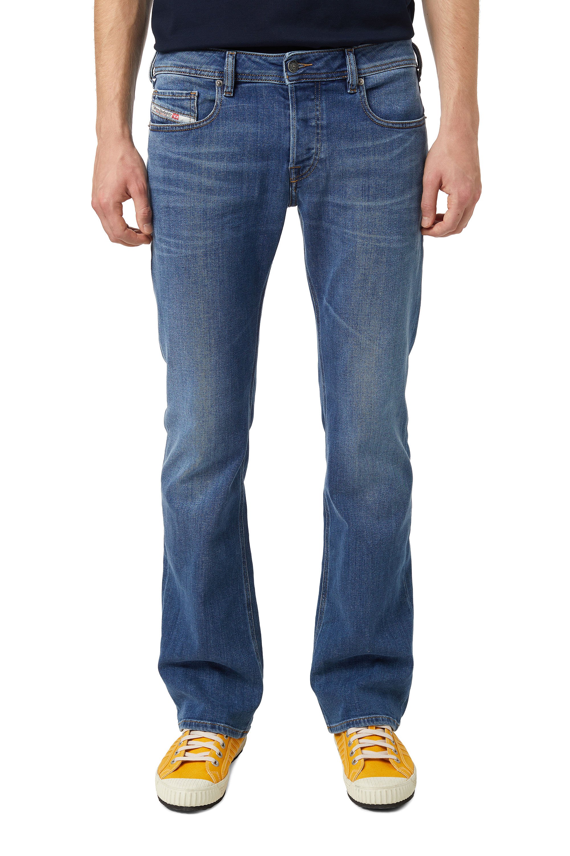 Diesel - Zatiny Bootcut Jeans 09A80, Medium Blue - Image 1
