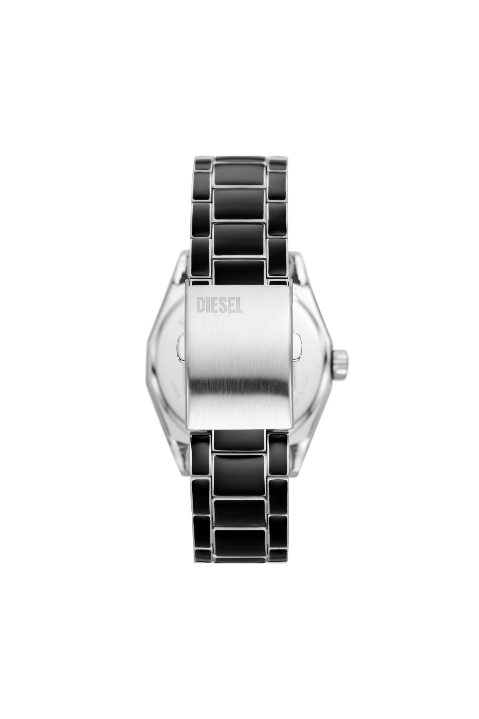 Diesel - DZ2195, Man Scraper black enamel and stainless steel watch in Black - Image 2