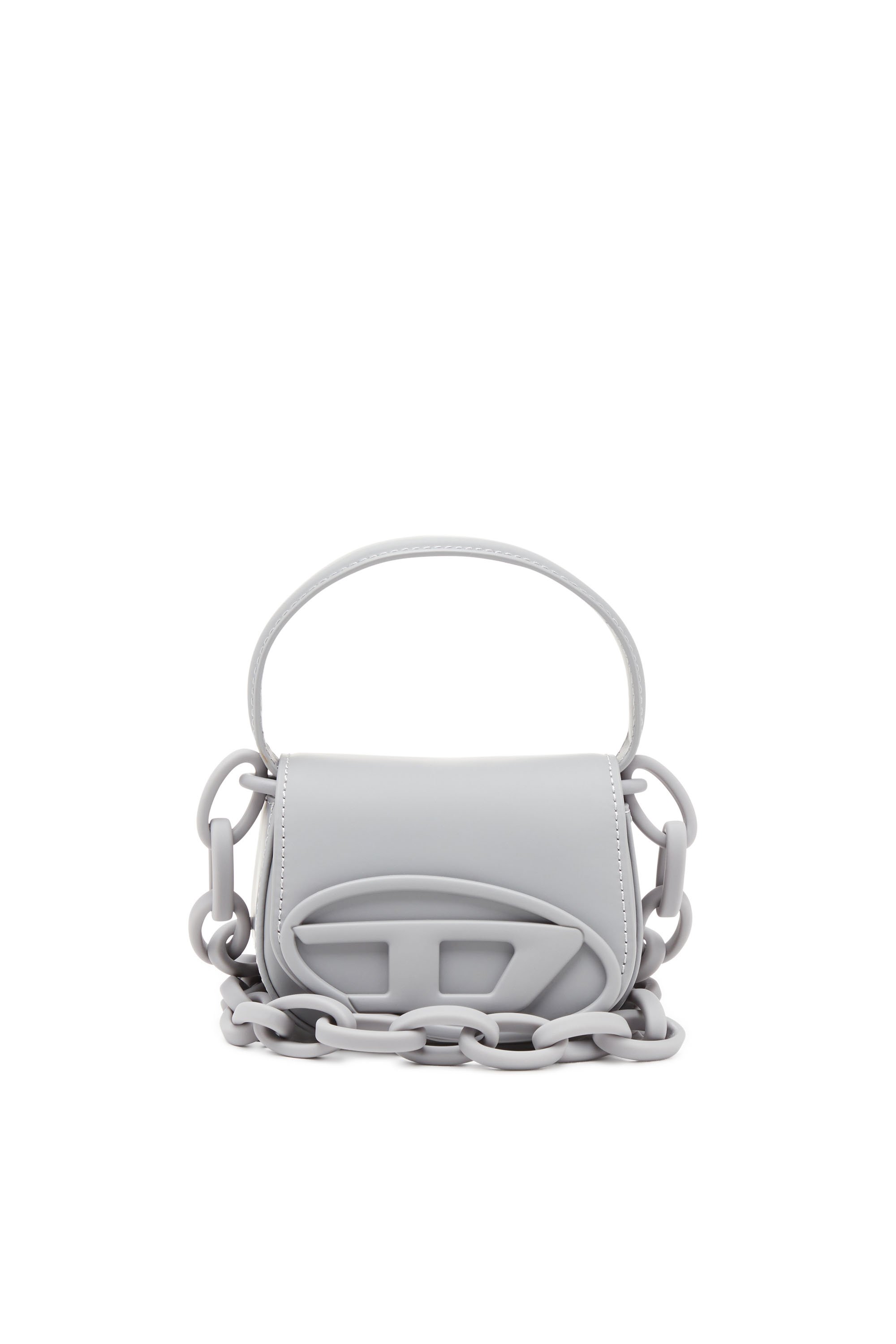 Diesel - 1DR XS, Woman's 1DR Xs-Iconic mini bag in matte leather in Grey - 1