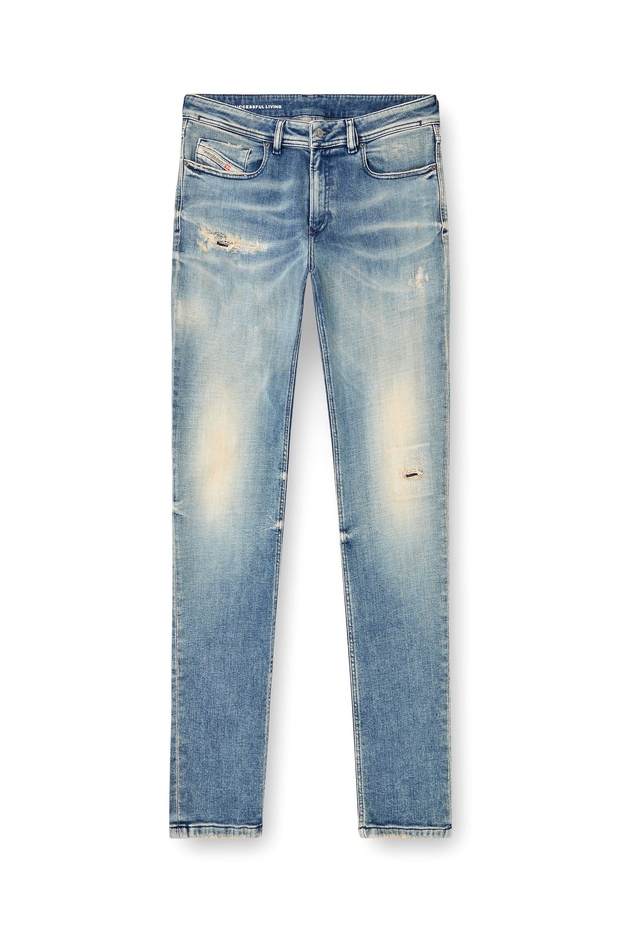 Diesel - Skinny Jeans 1979 Sleenker 09K58 Hombre, Azul Claro - 3