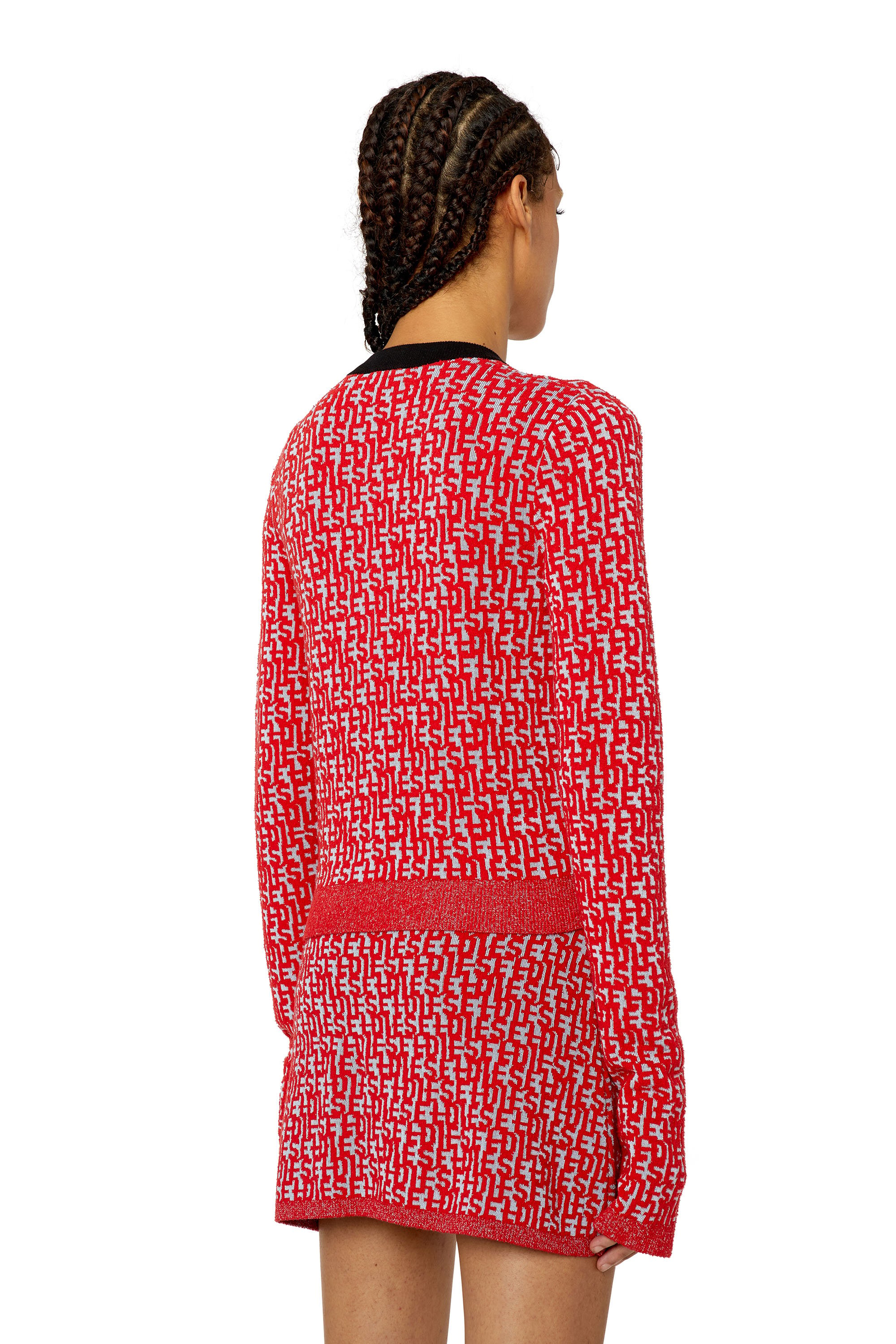 Diesel - M-ALLORCA, Woman Knit cardigan in Multicolor - Image 3