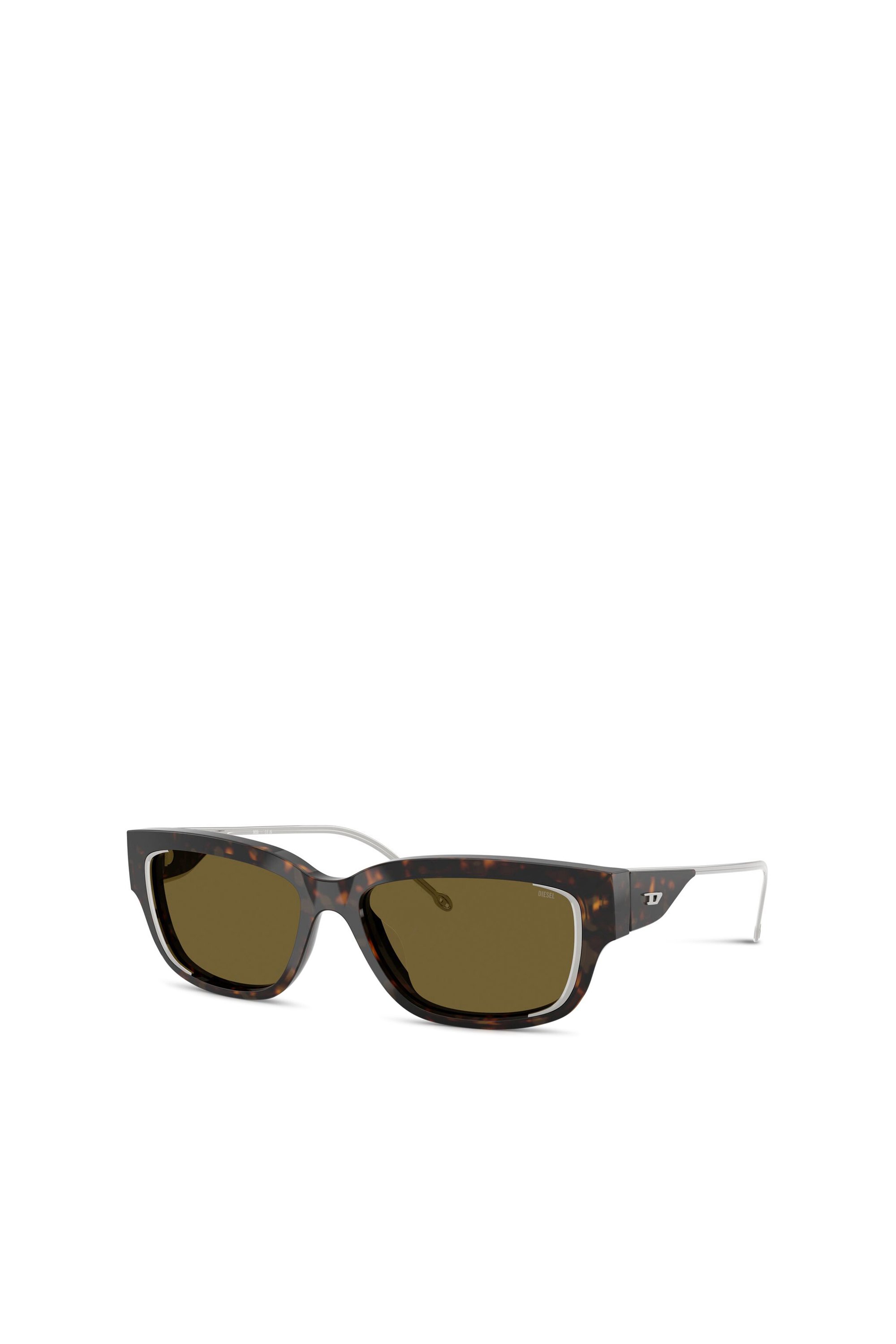 Diesel - 0DL2002 SIZE 56, Gafas rectangulares Unisex in Marrón - 4