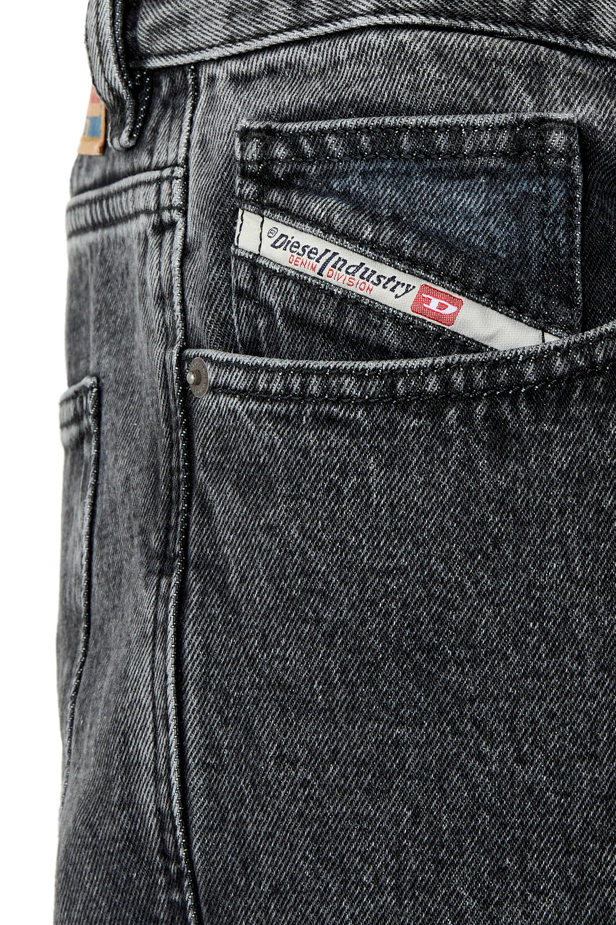 Men's Straight Jeans | Black/Dark grey | Diesel 2010 D-Macs