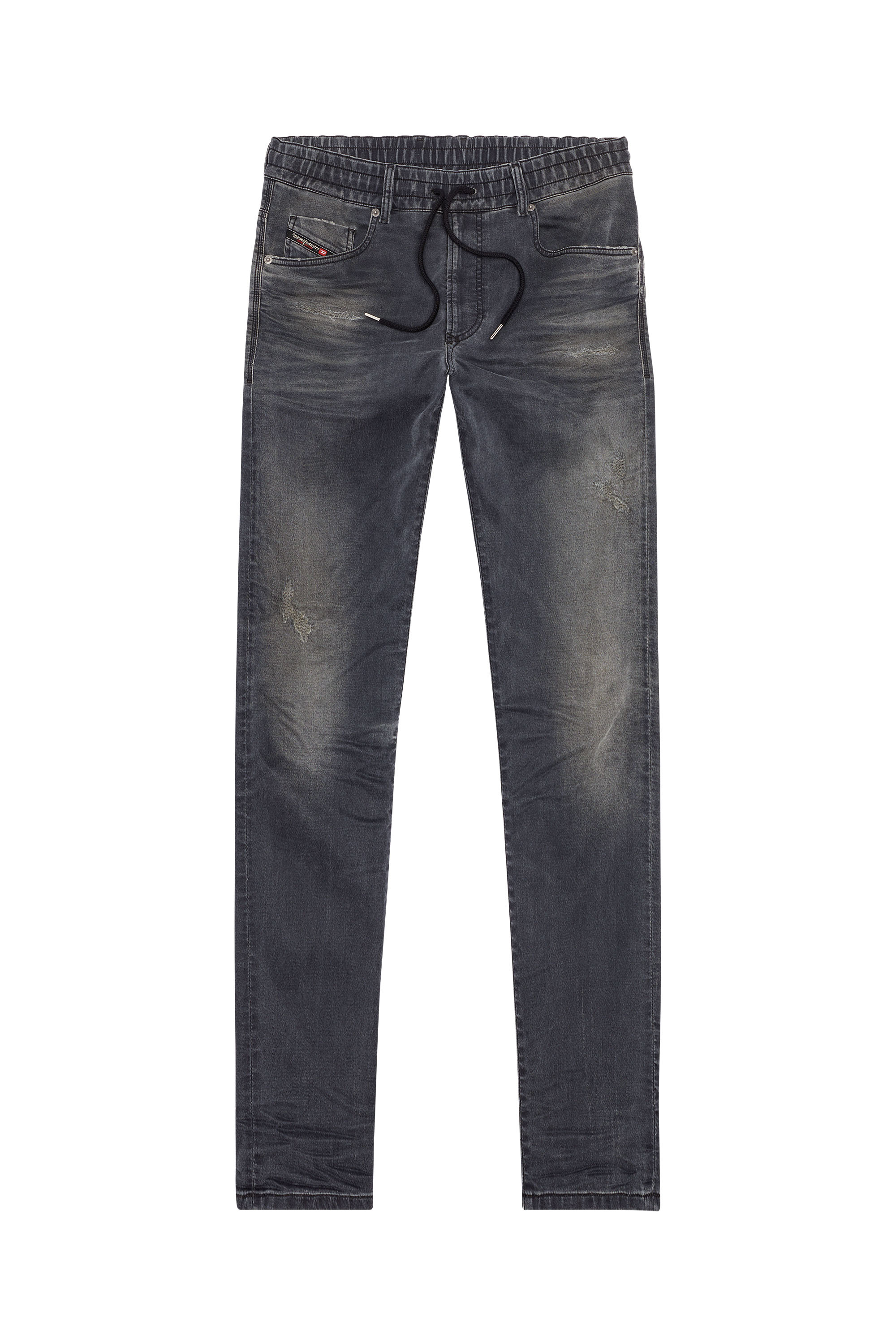 Diesel - Tapered Krooley JoggJeans® 068FP, Negro/Gris oscuro - Image 5