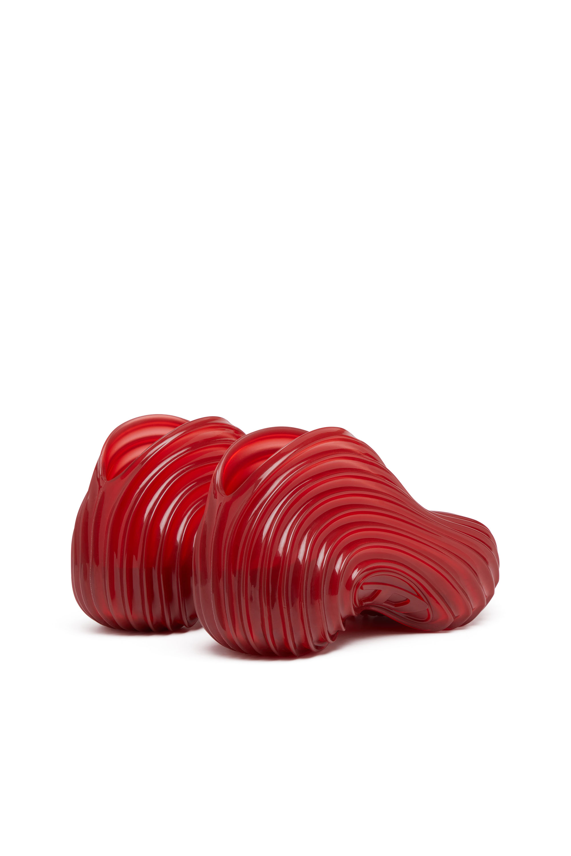 Diesel - MELISSA QUANTUM SNEAKERS X, Zapatilla sin cordones en Melflex® Unisex in Rojo - 4