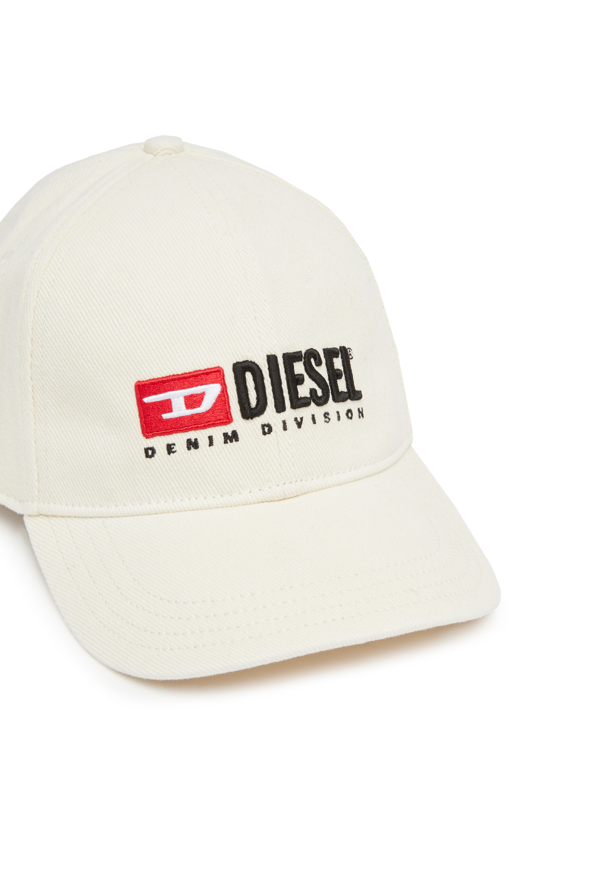 Diesel - CORRY-DIV-WASH, Hombre Gorra de béisbol con logotipo bordado in Blanco - Image 3