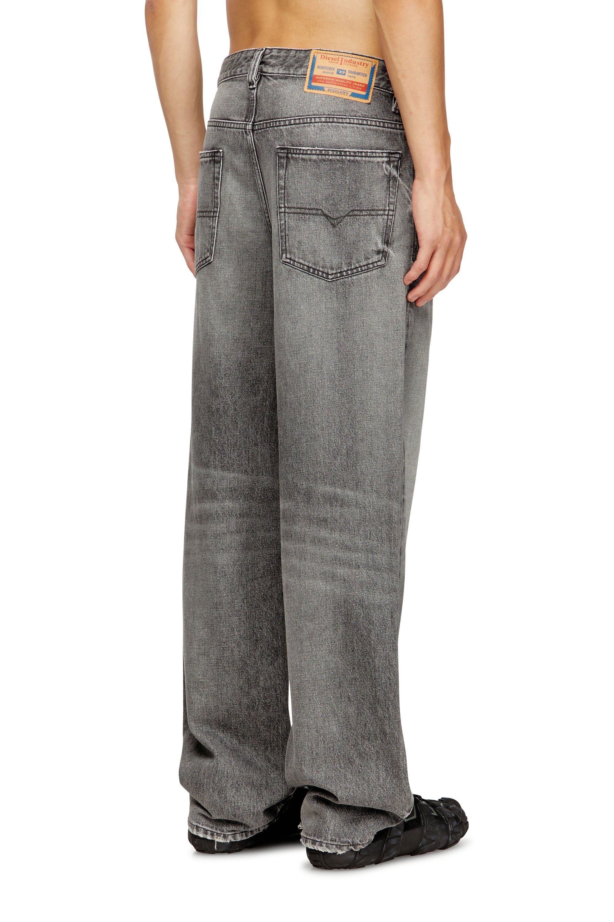 Diesel - Relaxed Jeans 2001 D-Macro 007AW Hombre, Gris - 4