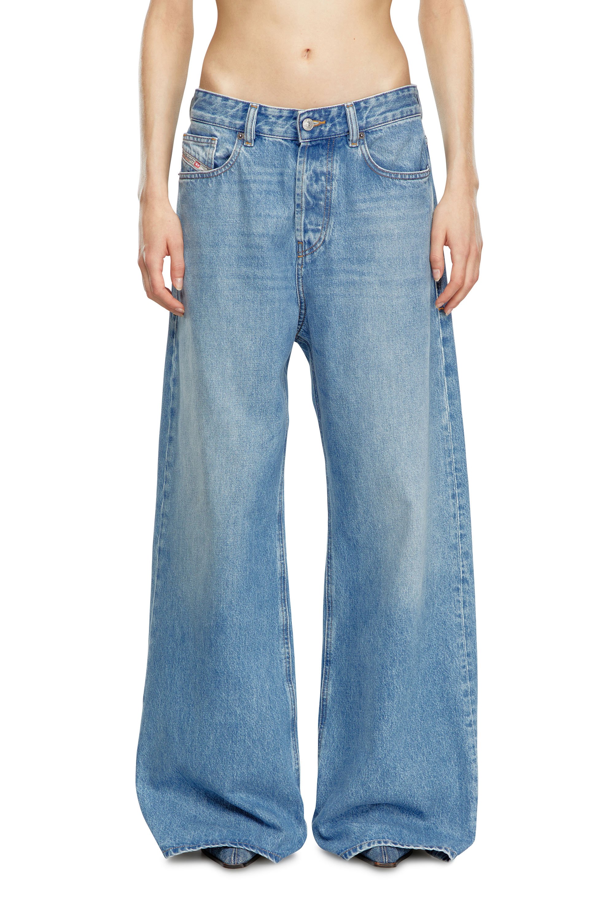 Diesel - Relaxed Jeans 1996 D-Sire 09I29 Mujer, Azul Claro - 2