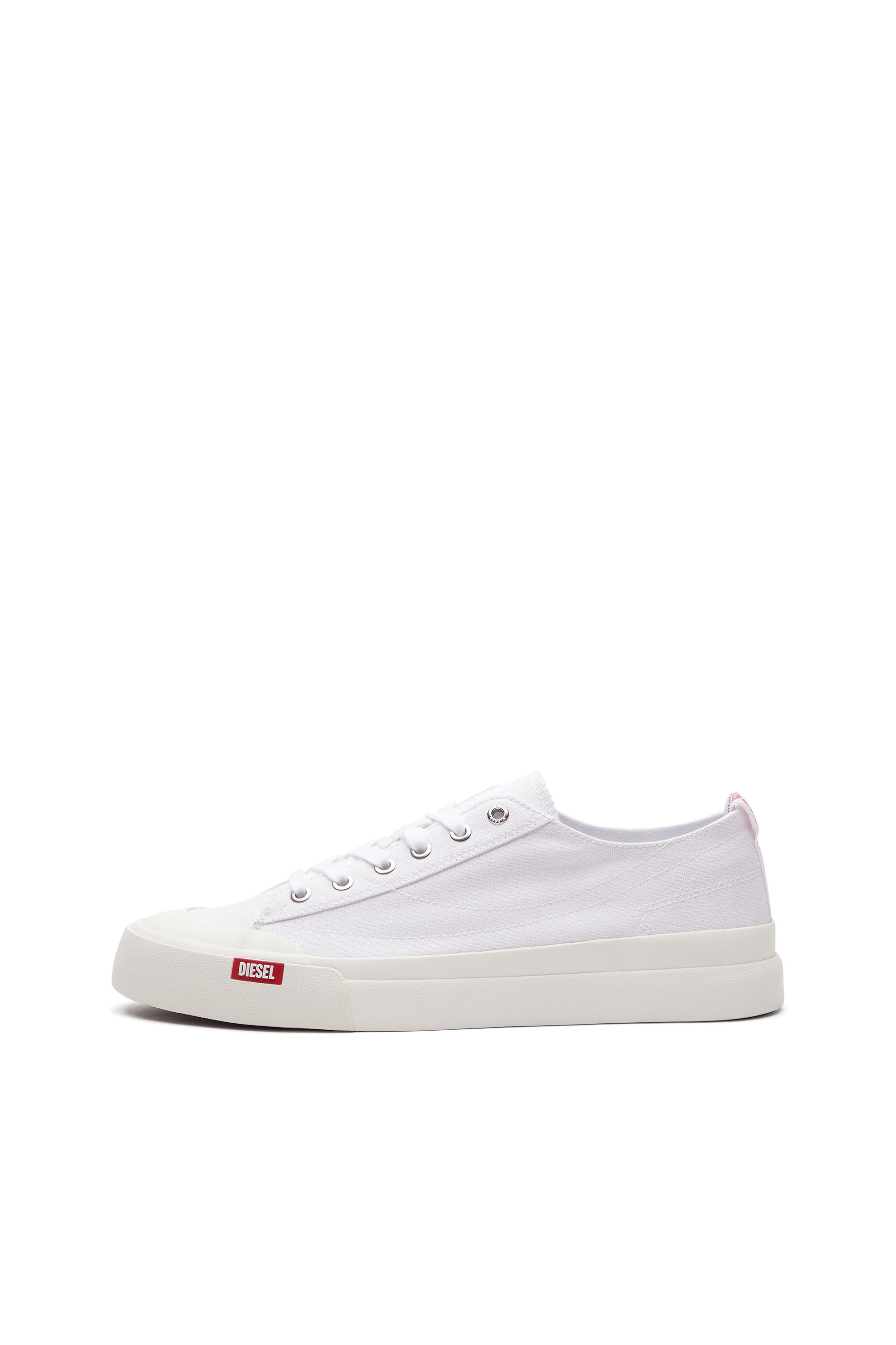 Diesel - S-ATHOS LOW, Man S-Athos Low-Canvas sneakers in White - Image 7