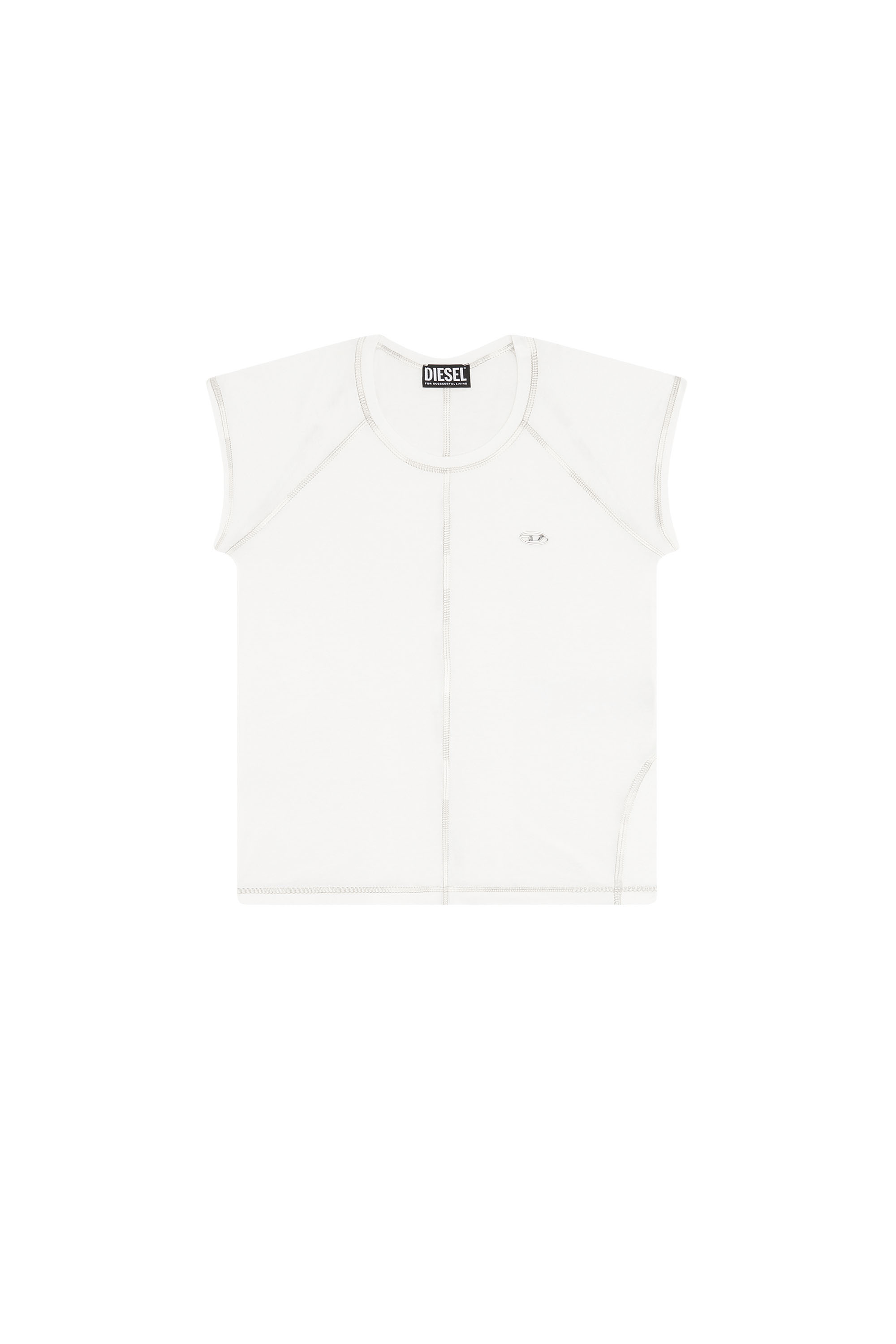 T-SKYOVERALL Woman: T-shirt with visible stitching | Diesel