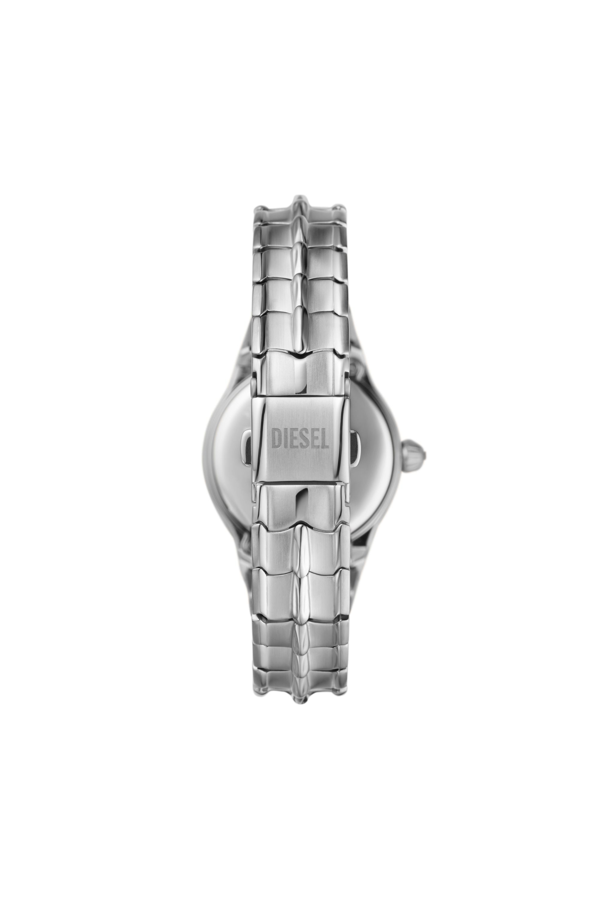 Diesel - DZ5605, Woman Vert three-hand stainless steel watch in Silver - Image 3