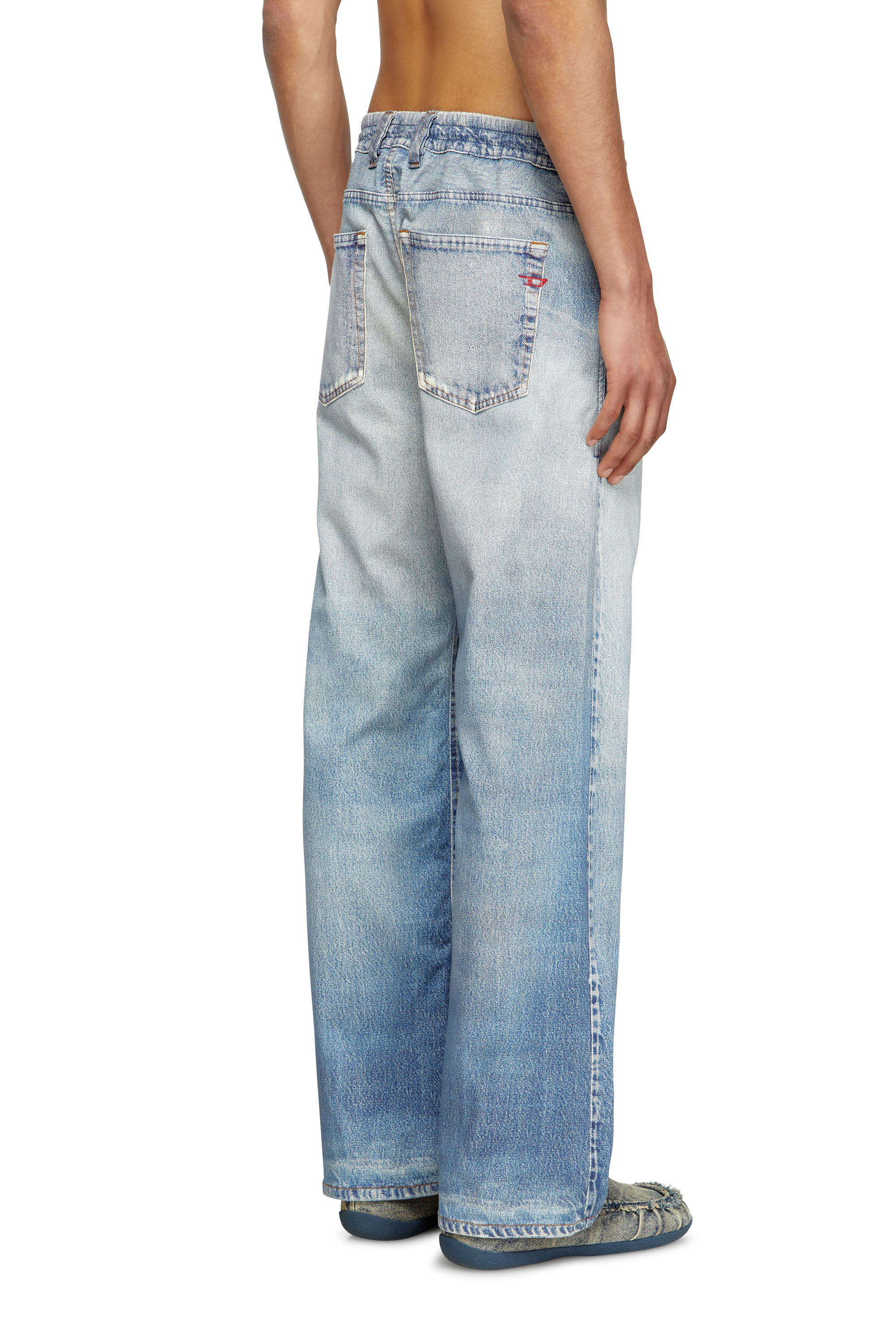 Diesel - Relaxed 2080 D-Reel Joggjeans® 068RX Hombre, Azul Claro - 4
