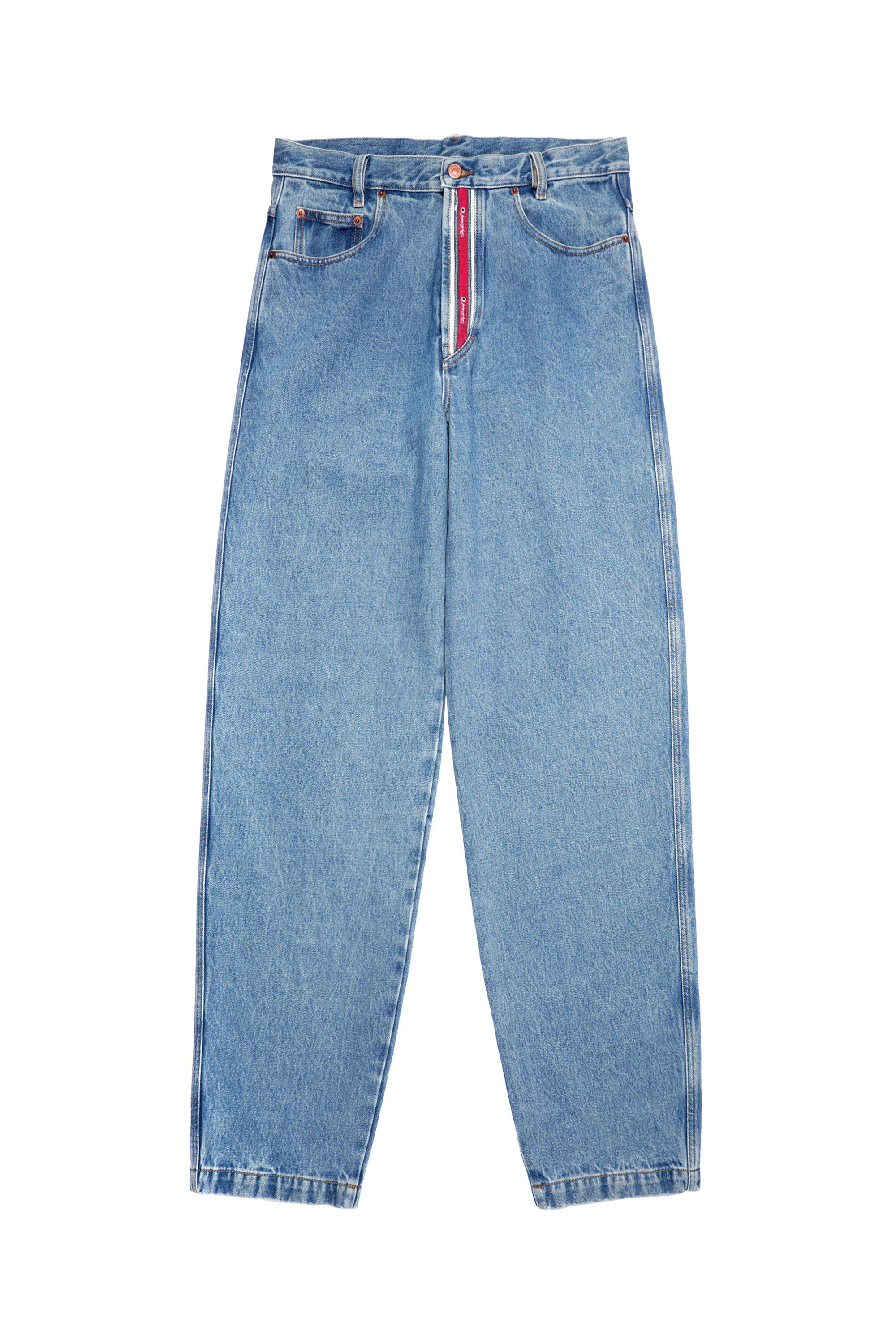 Diesel - DXD-2P1 0EHAP Straight Jeans, Azul medio - Image 6
