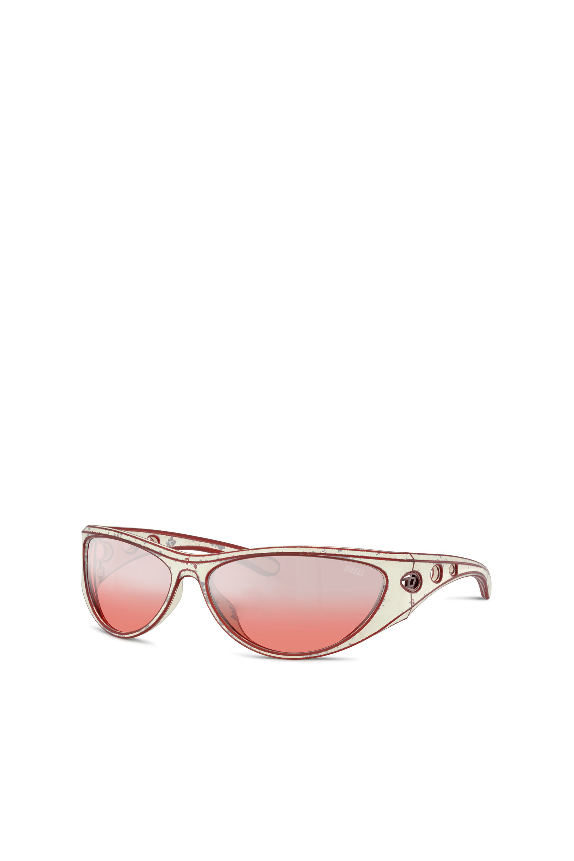 Diesel - 0DL3004U, Unisex's Cat-eye style sunglasses in Red - 4