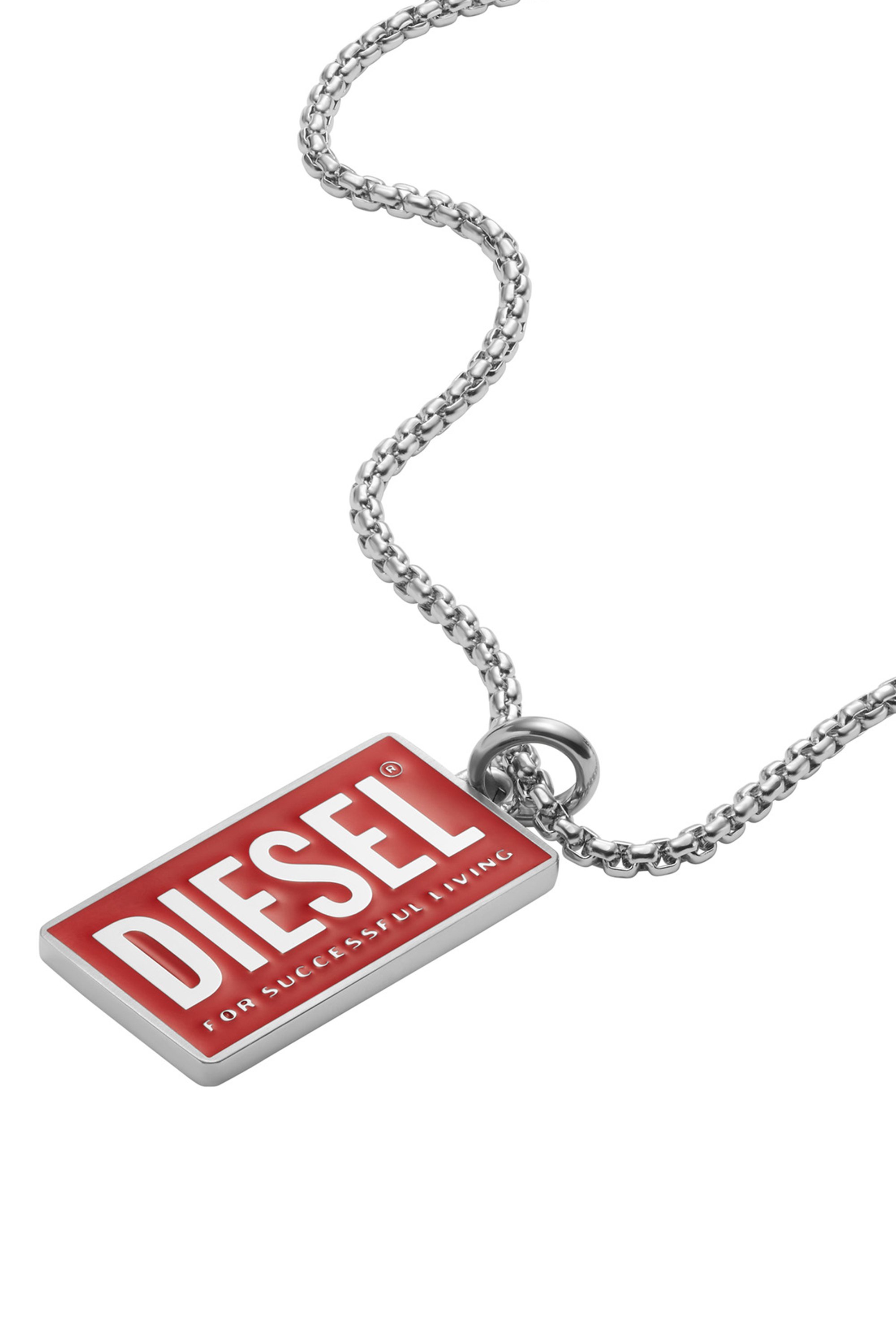 Men\'s Necklaces: Stainless Steel Diesel® Pendant| Cross 