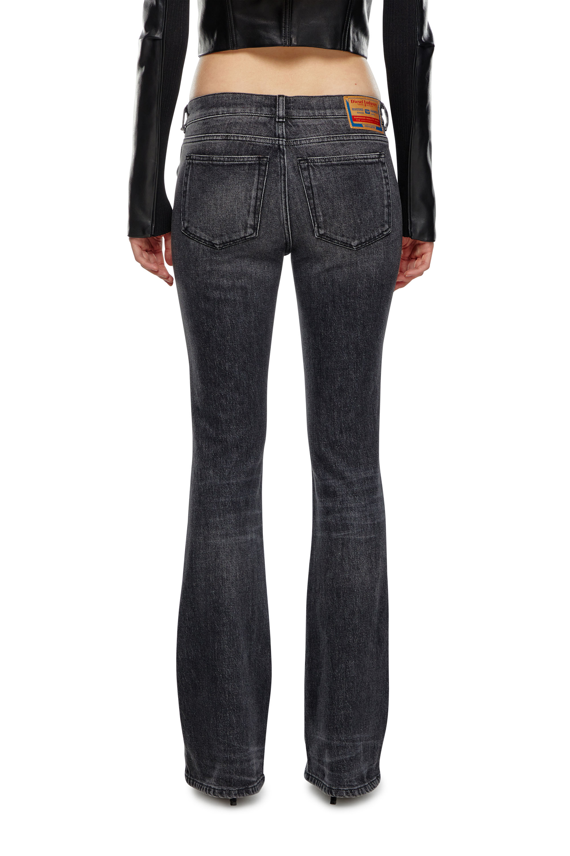 Diesel - 1969 D-Ebbey 0CKAH Bootcut and Flare Jeans, Negro/Gris oscuro - Image 2