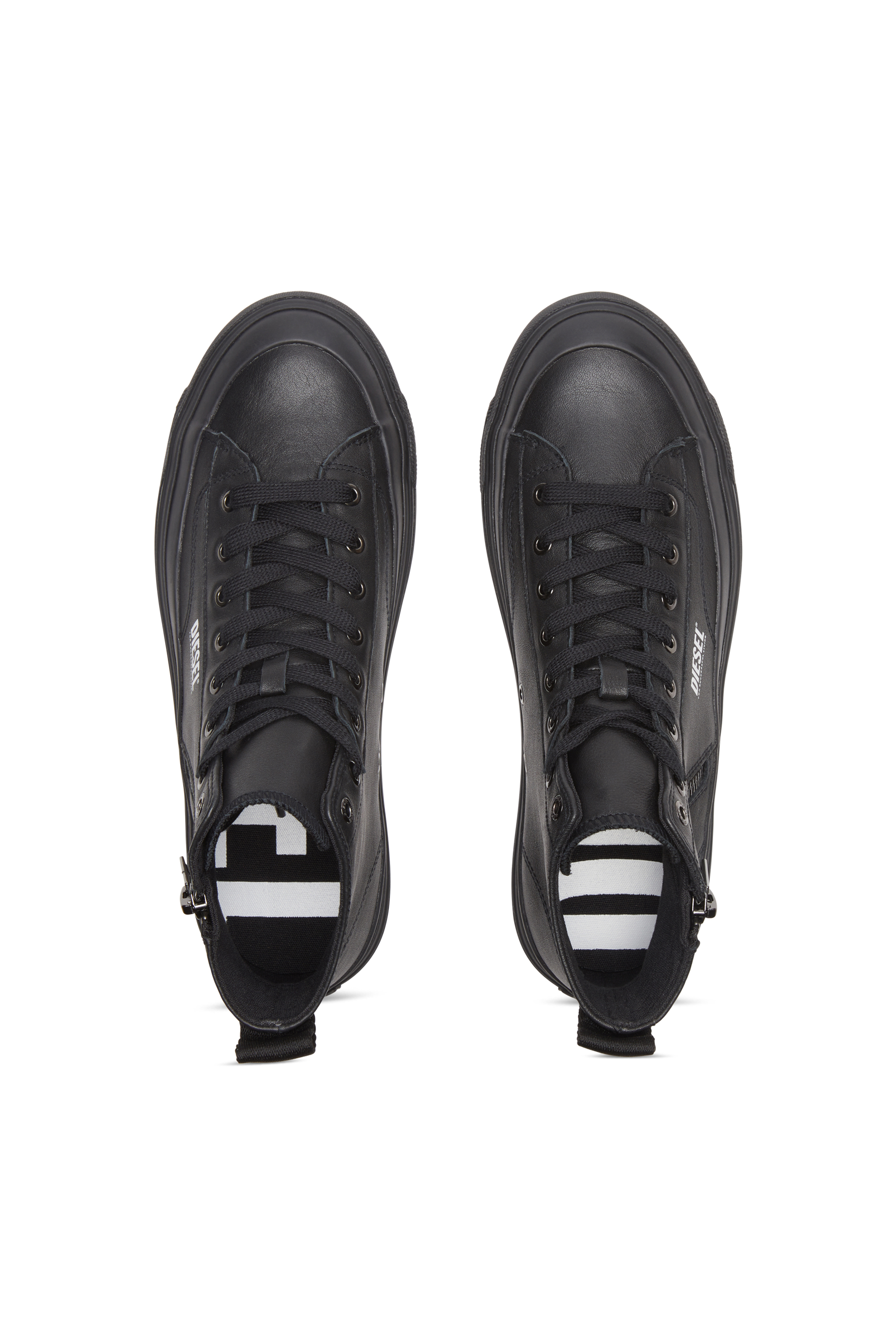 Diesel - S-ATHOS DV MID, Man S-Athos Dv Mid - High-top sneakers with side zip in Black - Image 5