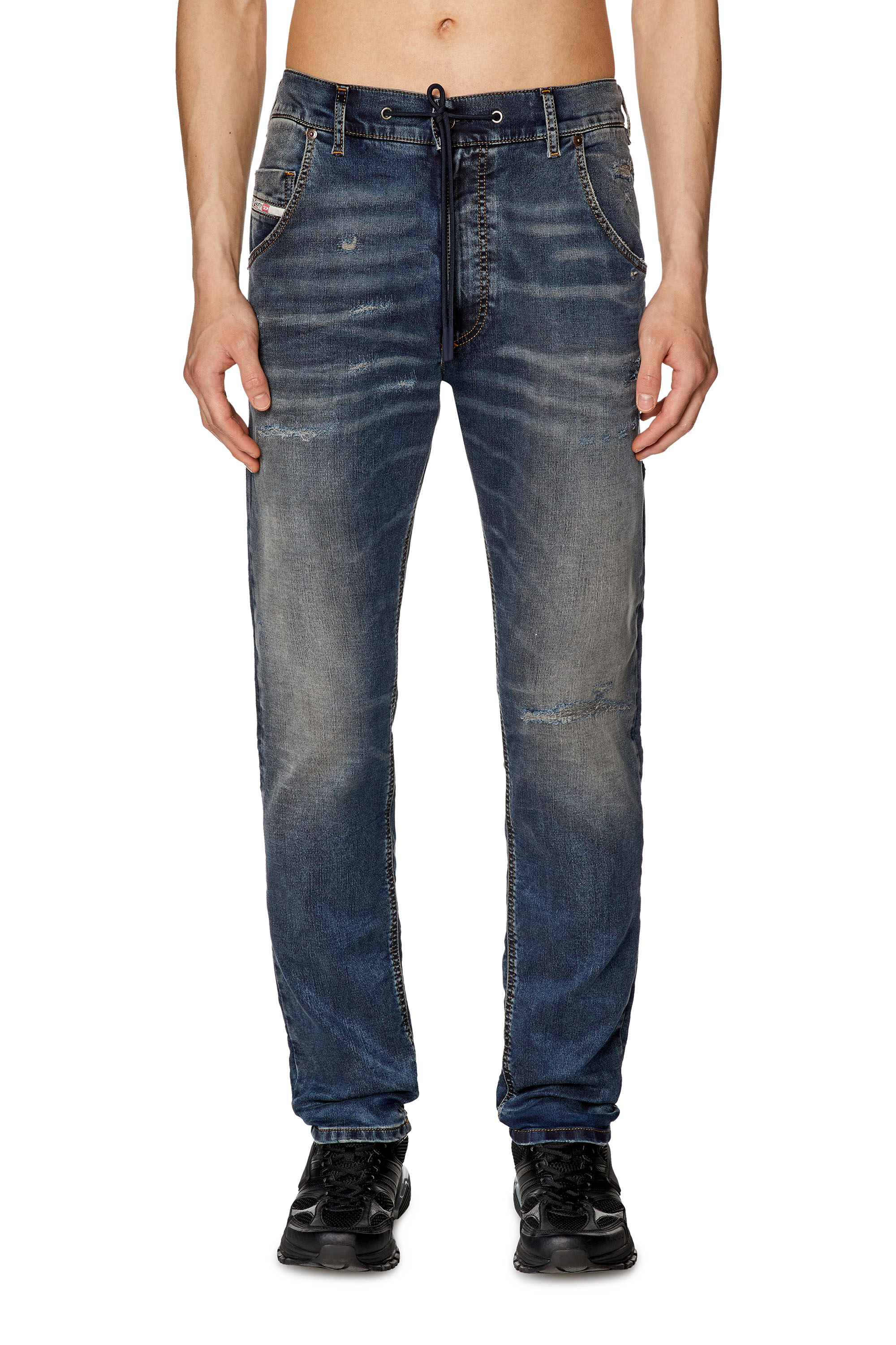 Diesel - Tapered 2030 D-Krooley Joggjeans® E9H98, Dark Blue - Image 1