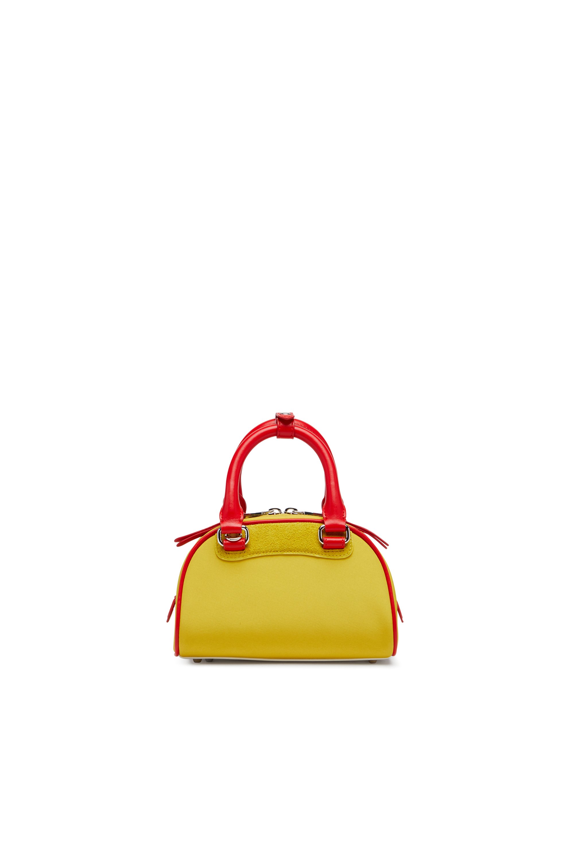 Diesel - 1DR DOME CROSSBODY, 1DR Dome-Mini bolso de bloques de color tipo bowling Mujer in Amarillo - 2
