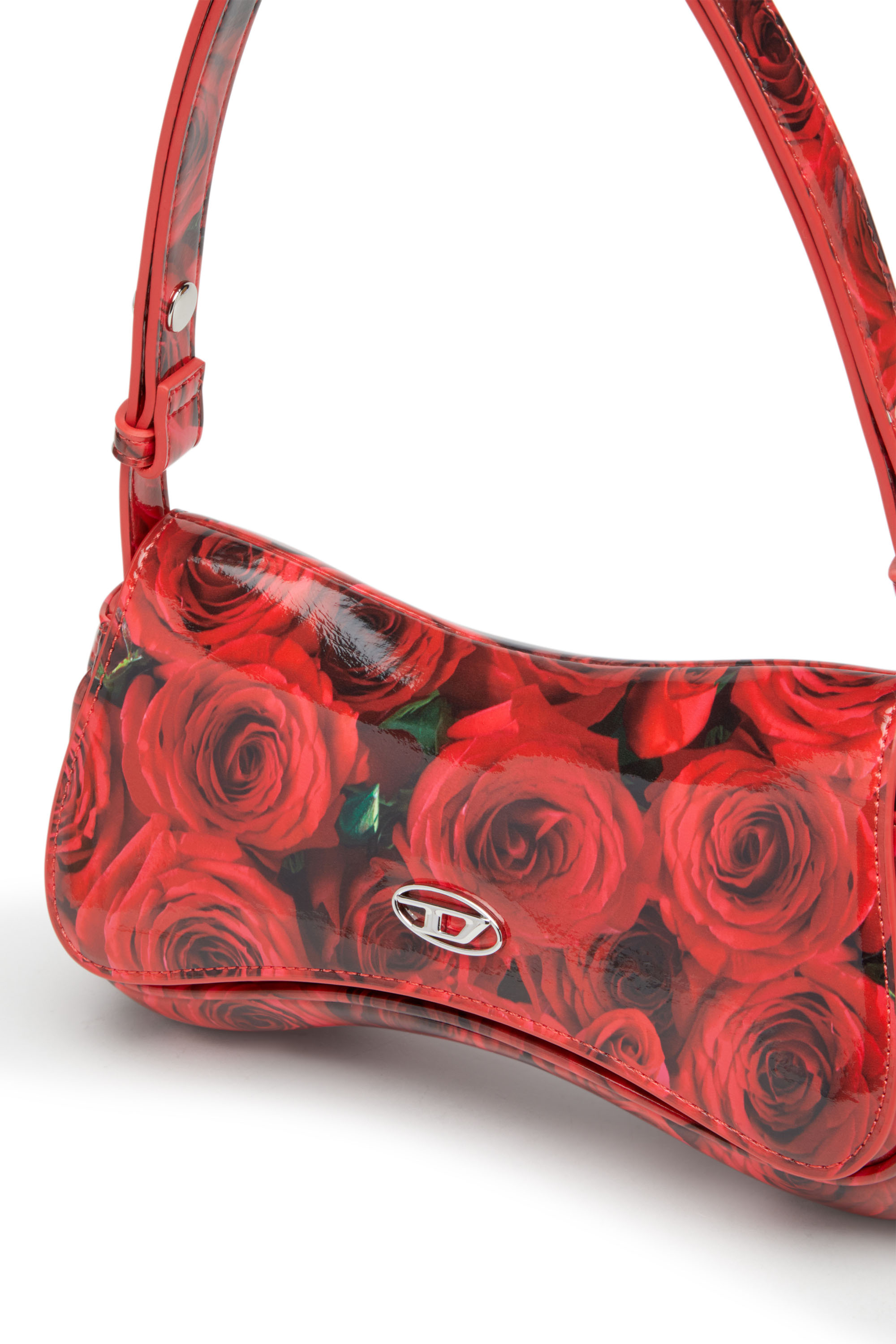 Diesel - PLAY CLUTCH, Play-Clutch brillante con estampado Mujer in Rojo - 5