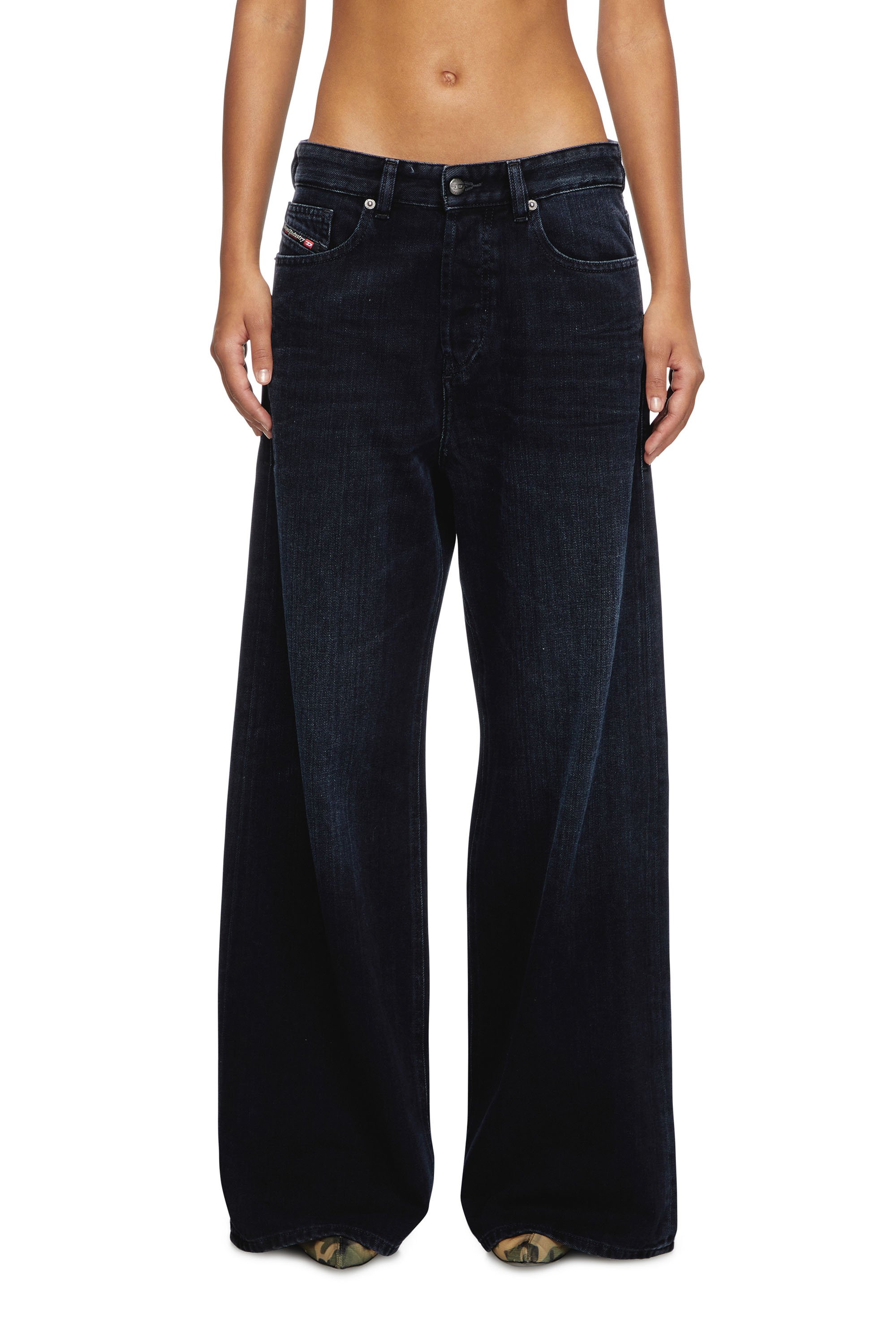 Diesel - Relaxed Jeans 1996 D-Sire 09L54 Mujer, Azul Oscuro - 2