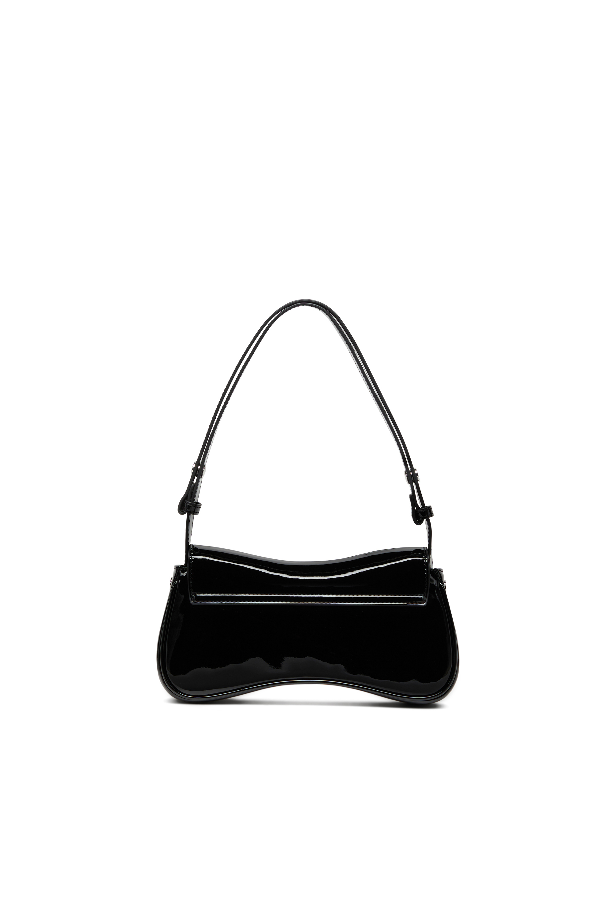Diesel - PLAY CLUTCH, Woman's Play-Clutch in glossy PU in Black - 3