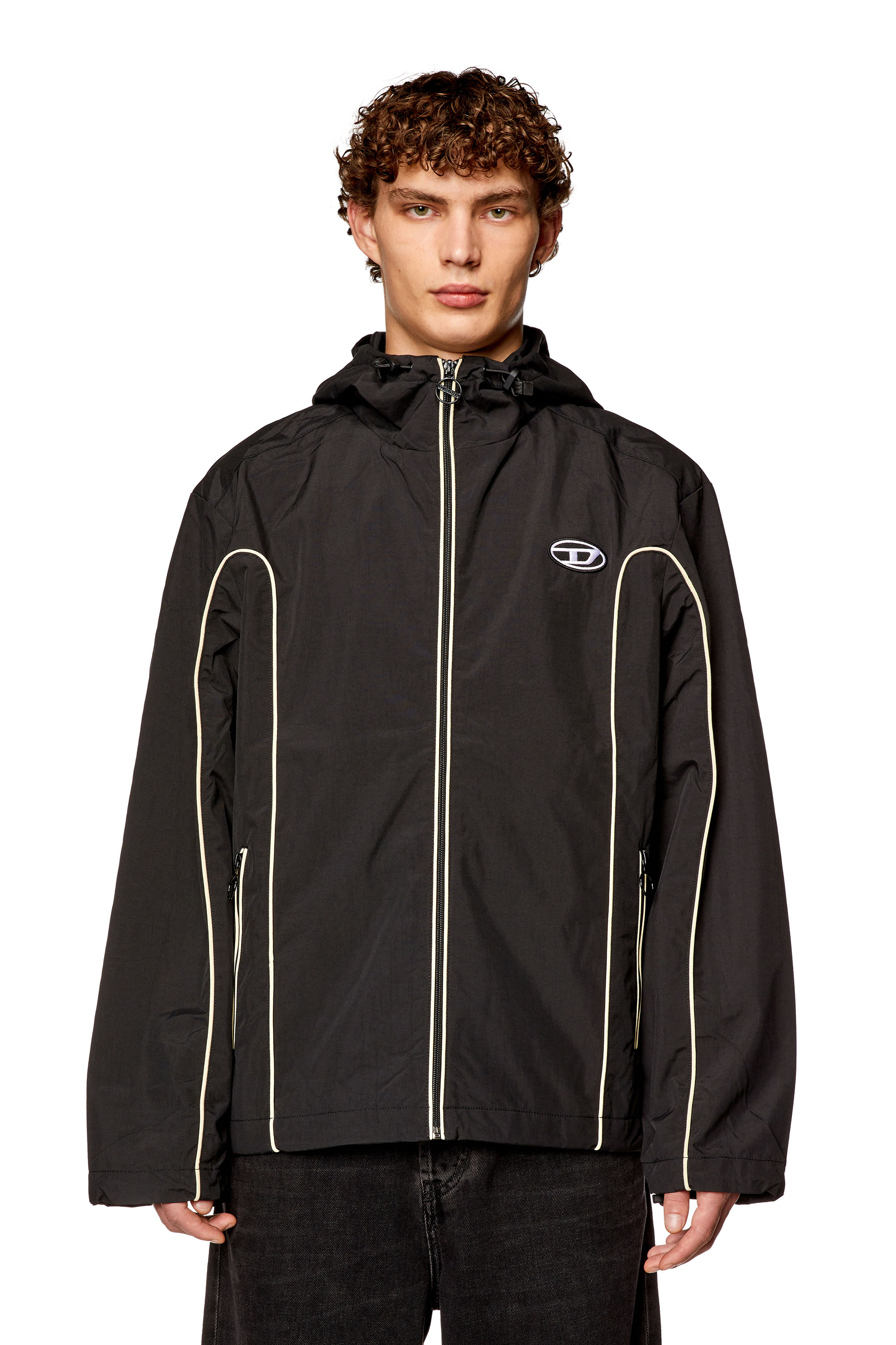 J-HIVES Man: Windbreaker Jacket with contrast piping