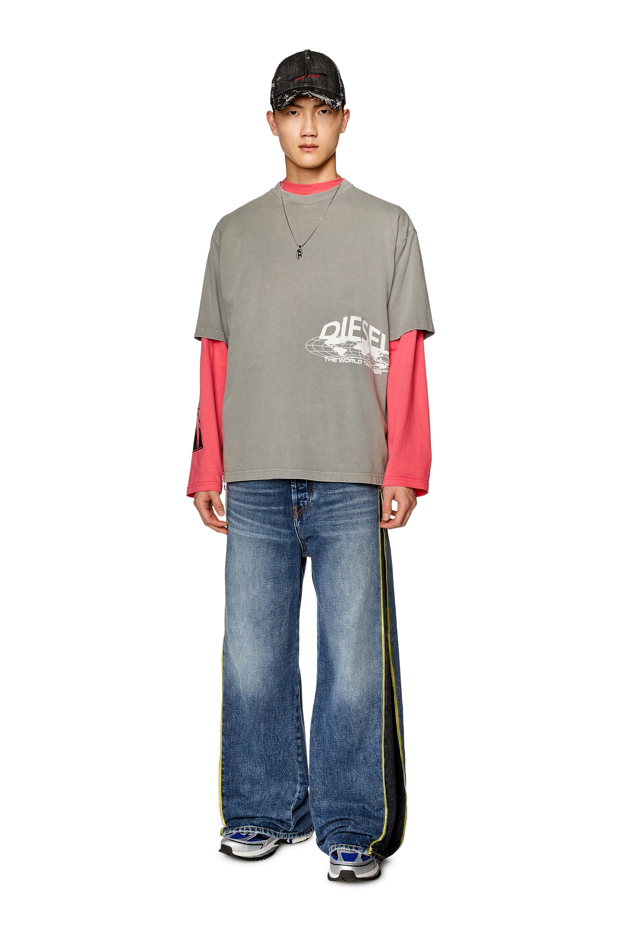 Diesel - Straight Jeans D-Rise 007R9, Medium blue - Image 1