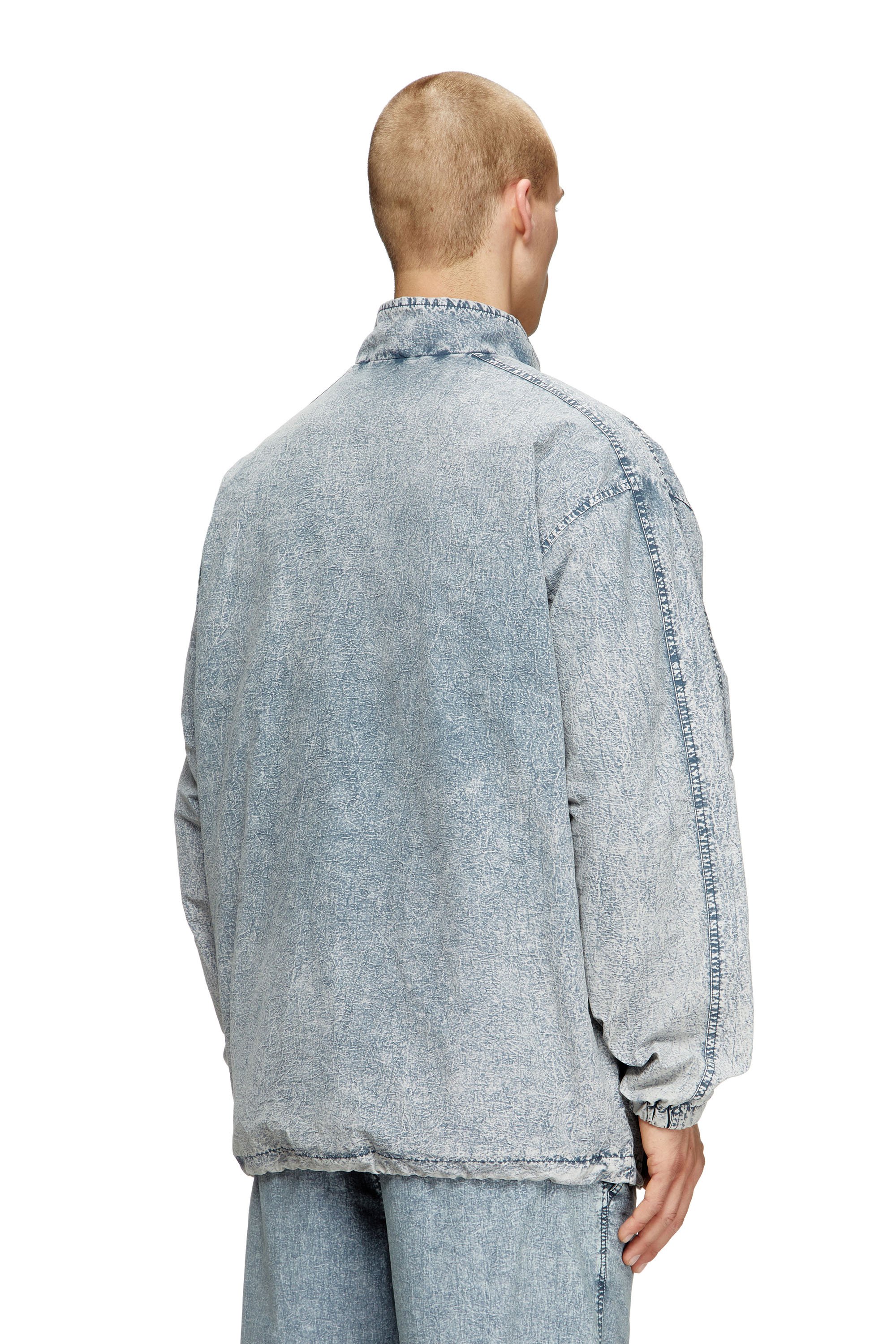 Diesel - J-WILSON, Chaqueta en taslan de nailon reciclado Hombre in Azul marino - 3