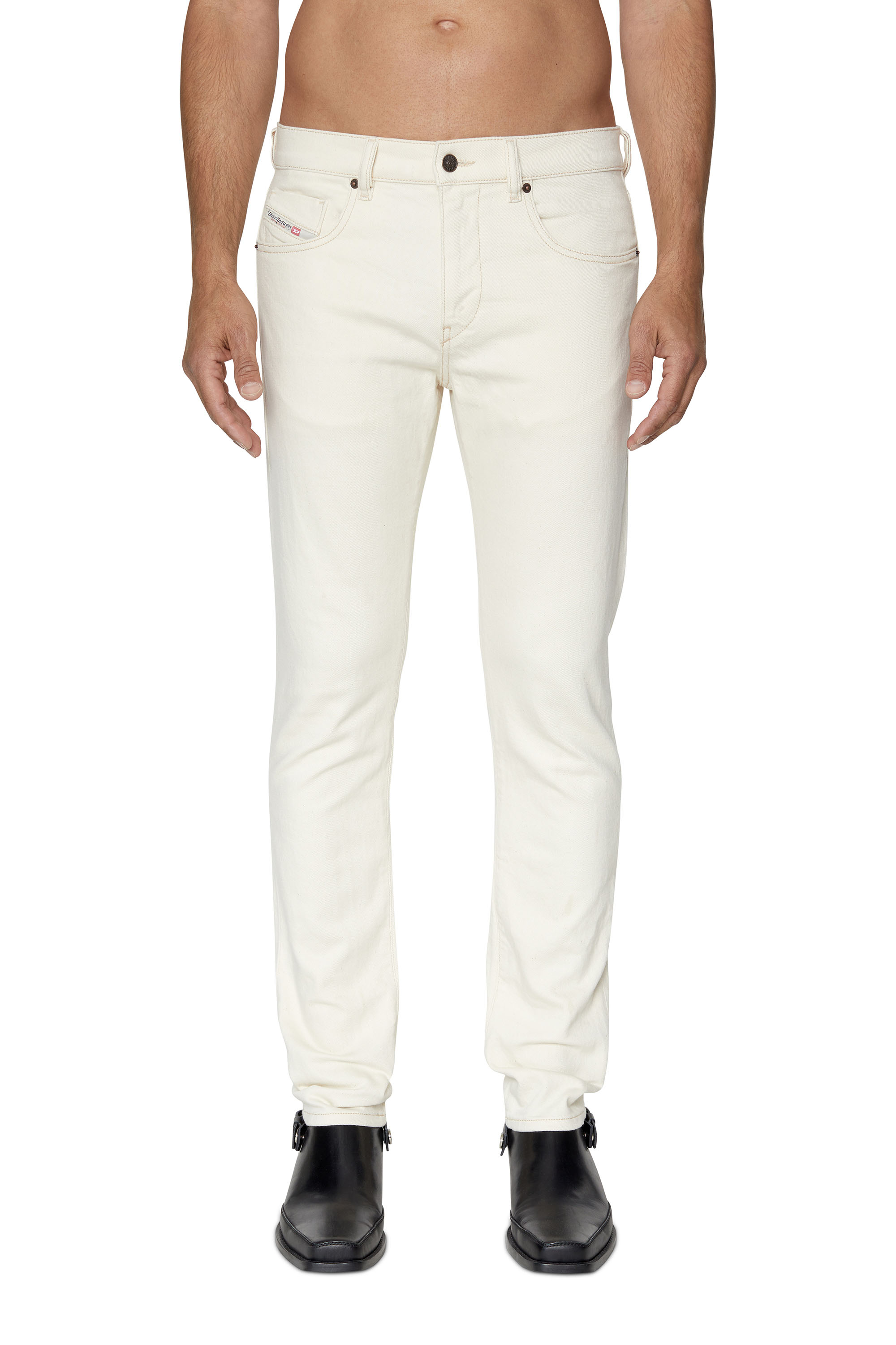 Diesel - Slim Jeans 2019 D-Strukt 09B94, White - Image 1