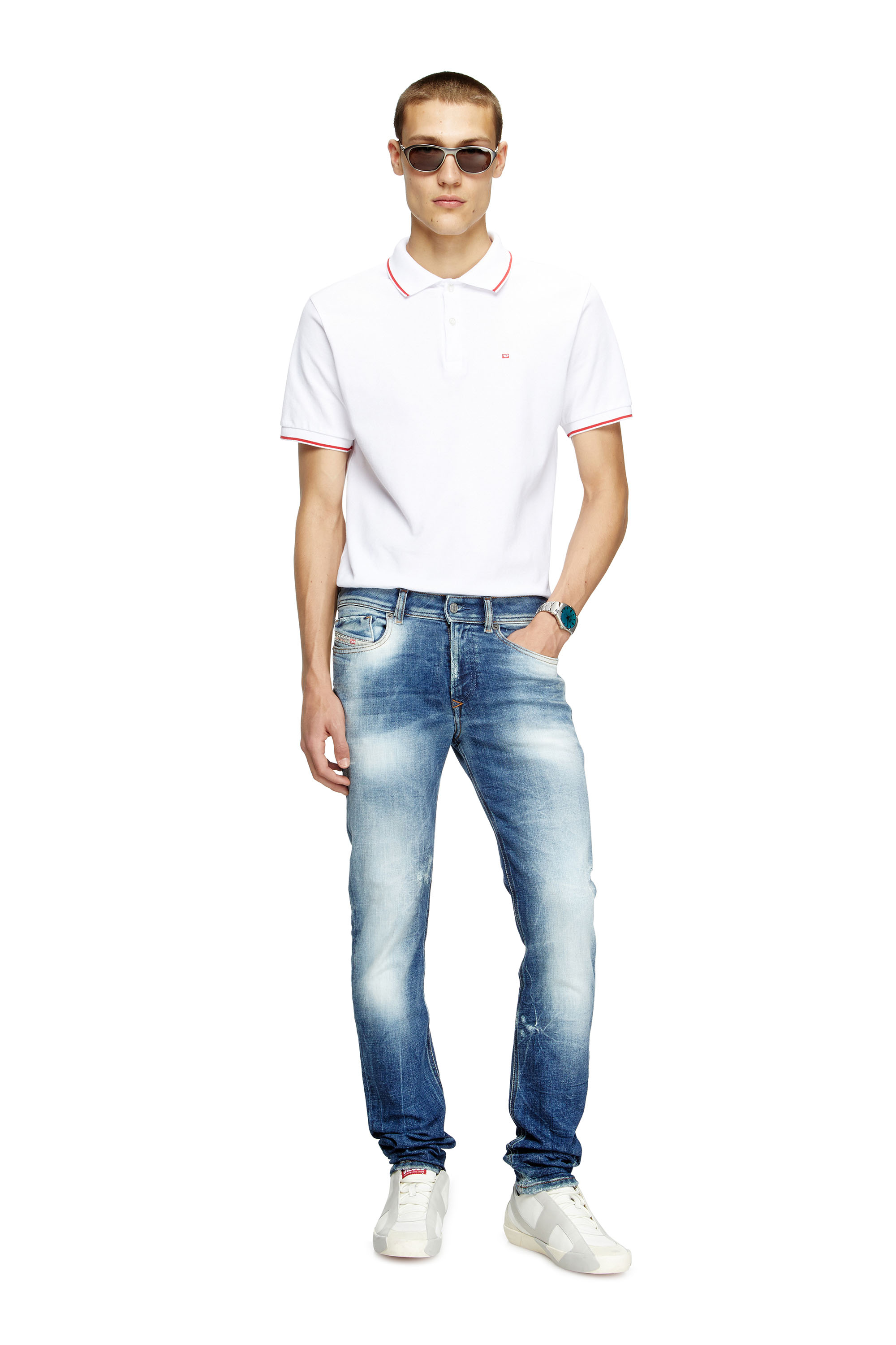 Diesel - Man's Skinny Jeans 1979 Sleenker 09M27, Dark Blue - 3