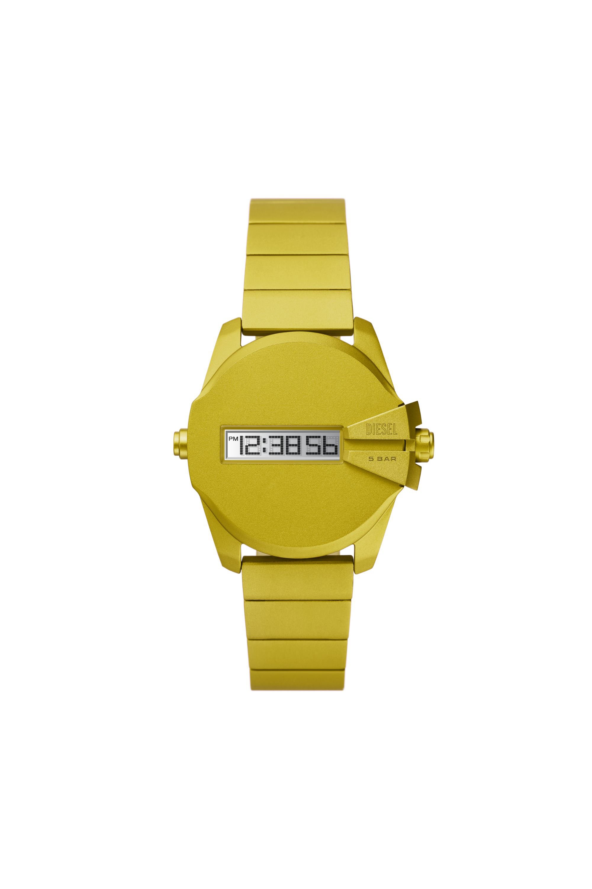 Diesel - DZ2207 WATCH, Man Baby chief digital yellow aluminum watch in Yellow - Image 1