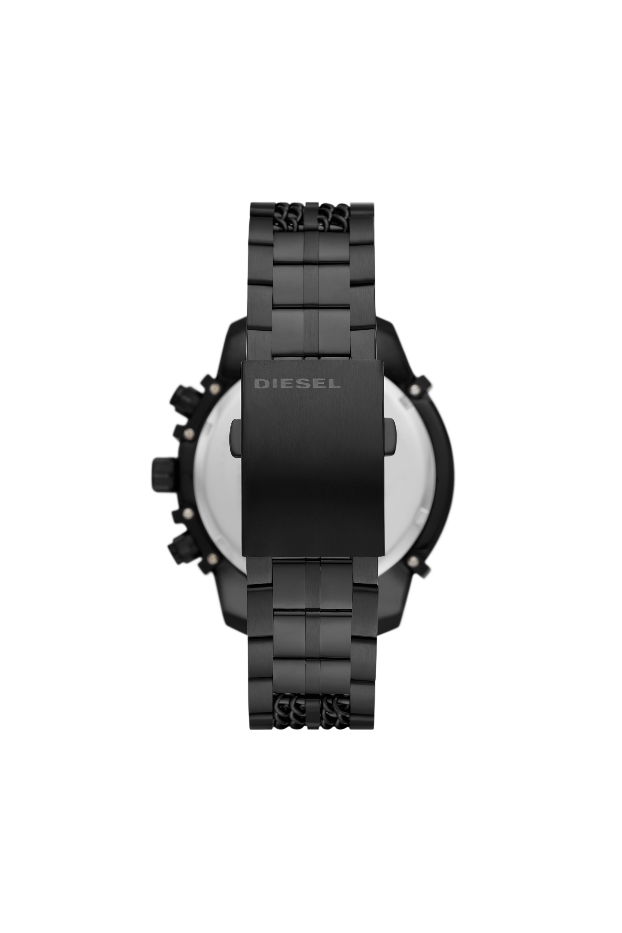 Diesel - DZ4579, Man Griffed Chronograph Stainless Steel Watch in Black - Image 2