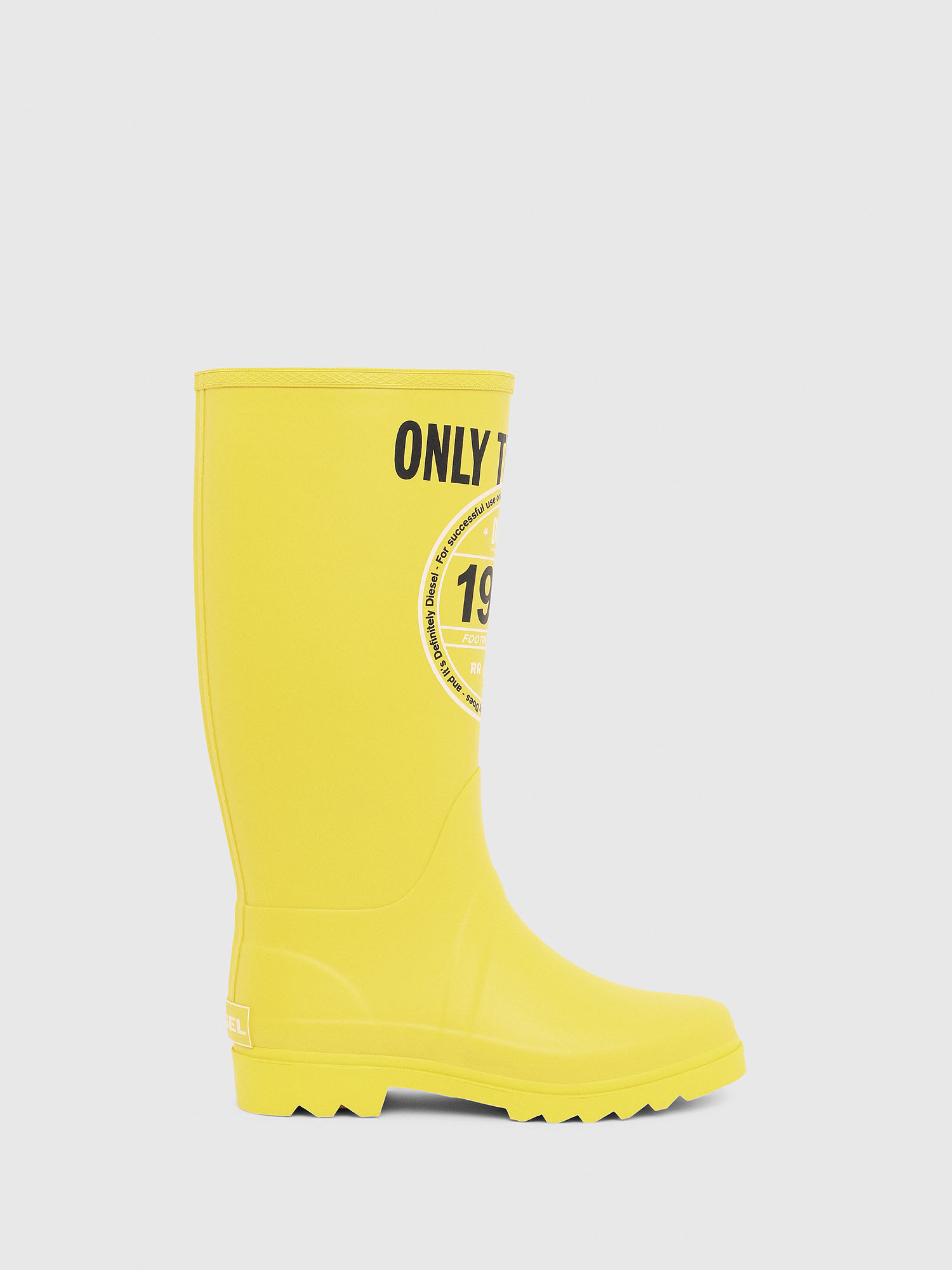 H-JAARDEN LB Woman: Rubber boots with logo print | Diesel