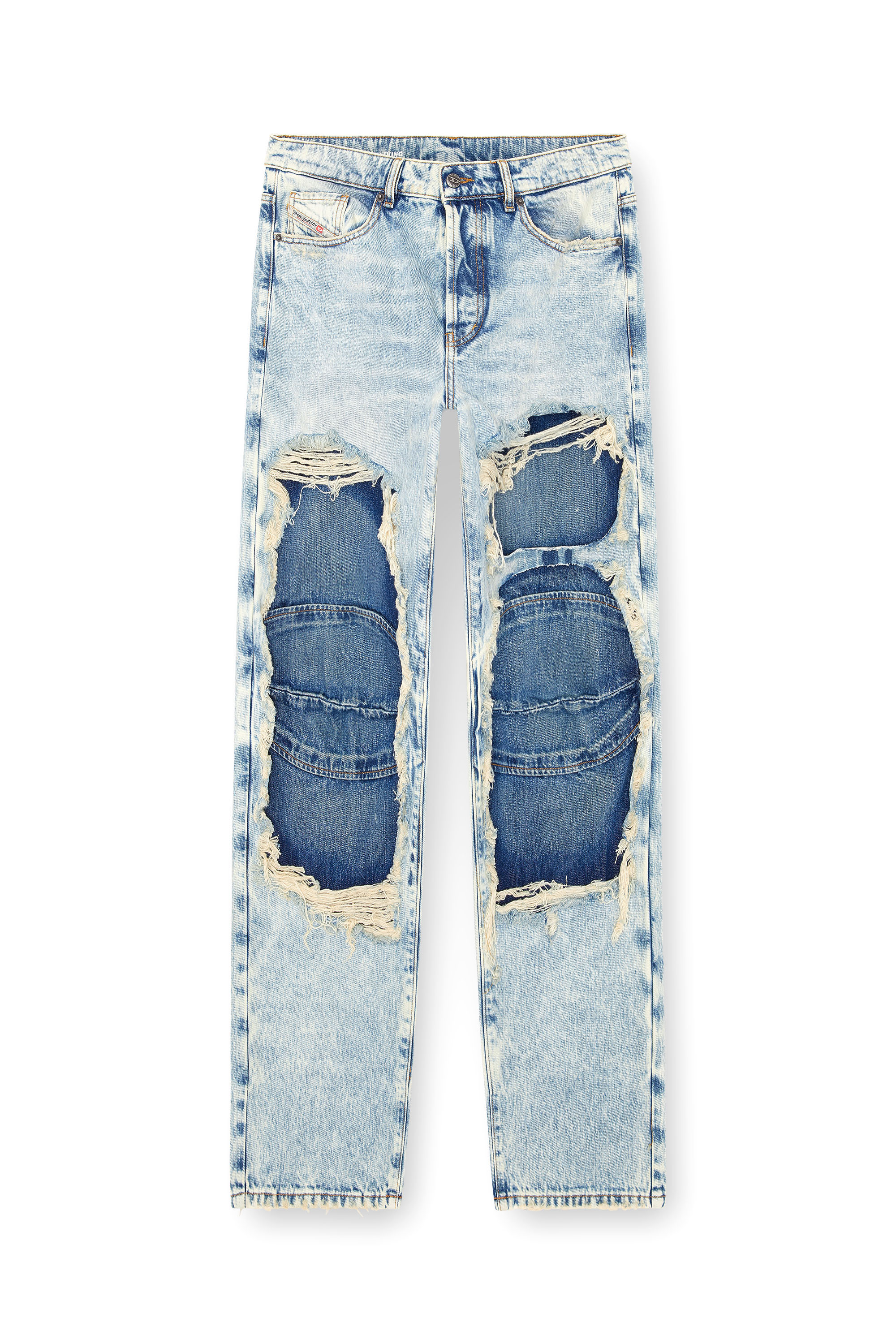 Diesel - Relaxed Jeans D-Fire 0AJEN Unisex, Azul Claro - 7