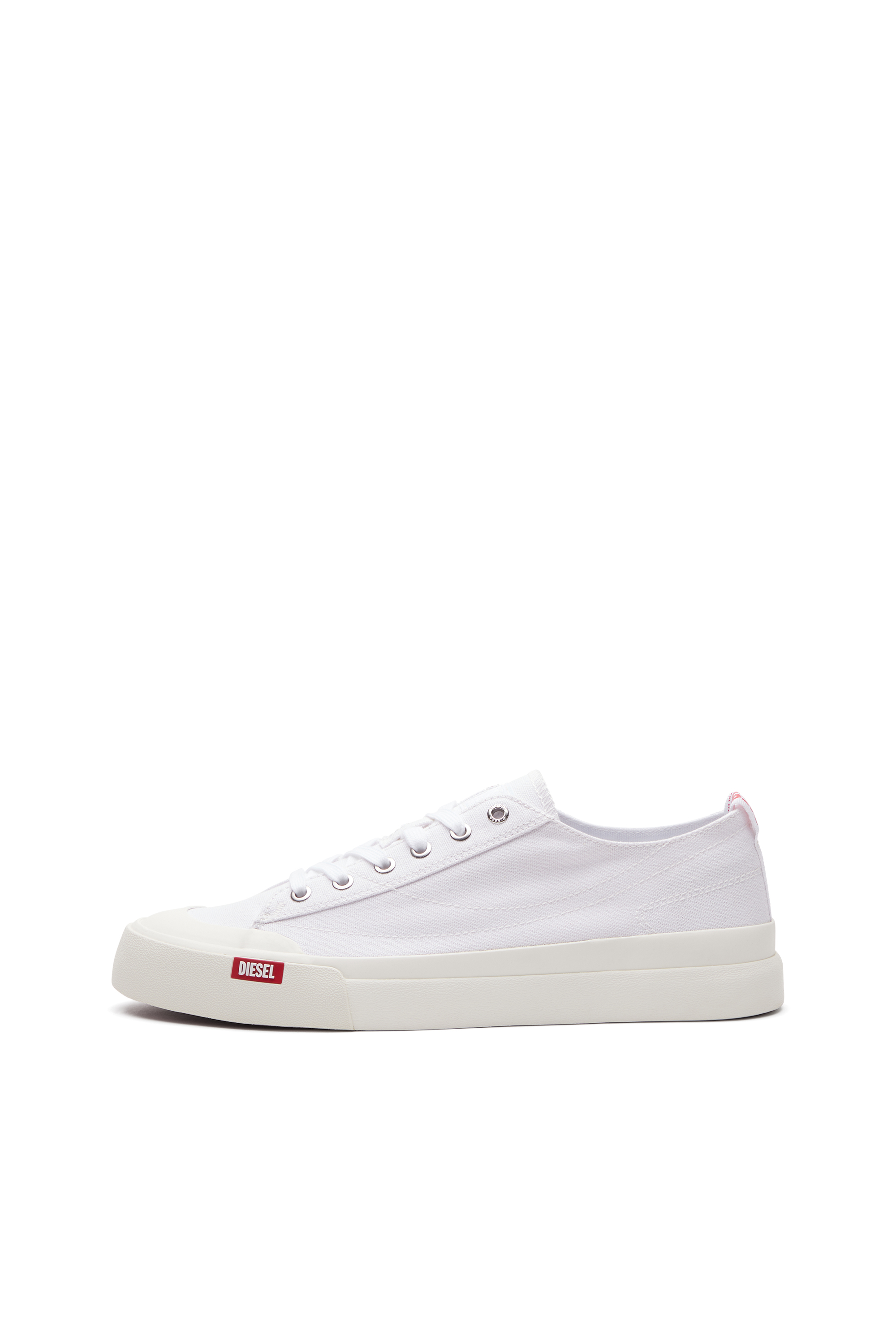 Diesel - S-ATHOS LOW, Man's S-Athos Low-Canvas sneakers in White - 7