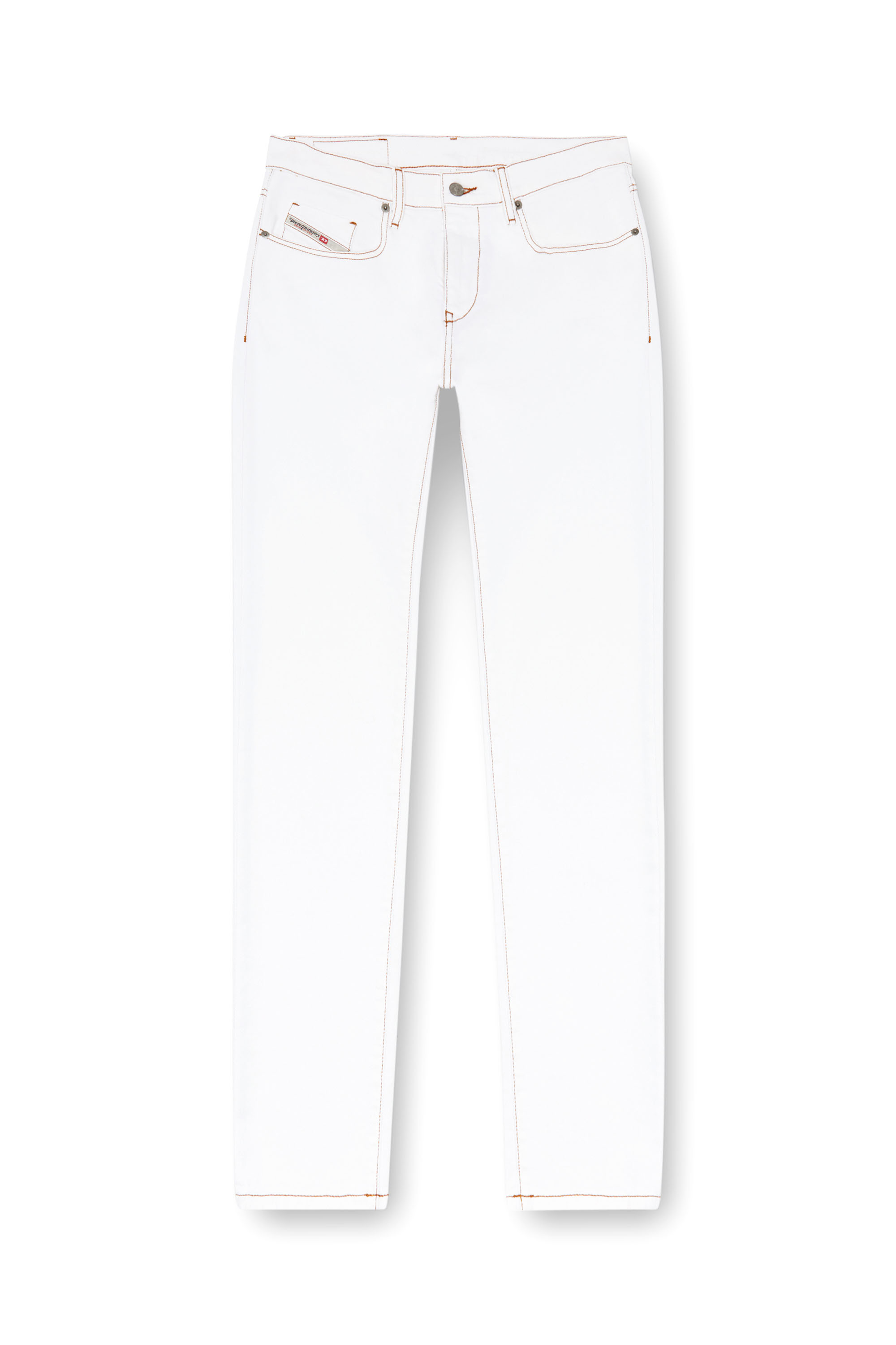 Diesel - Slim Jeans 2019 D-Strukt 09K05, Hombre Slim Jeans - 2019 D-Strukt in Blanco - Image 3