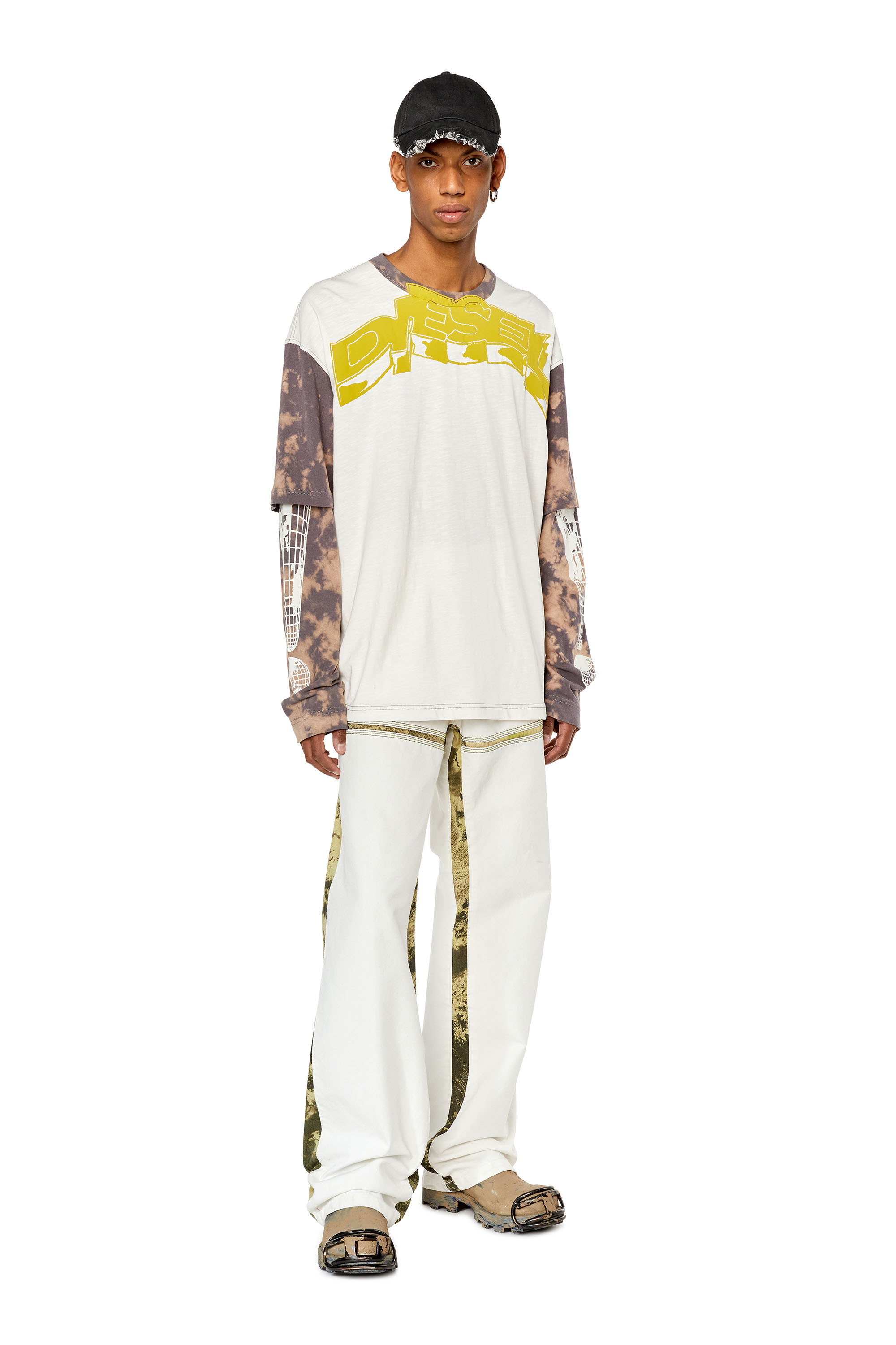 Diesel - T-WESHER, White - Image 3