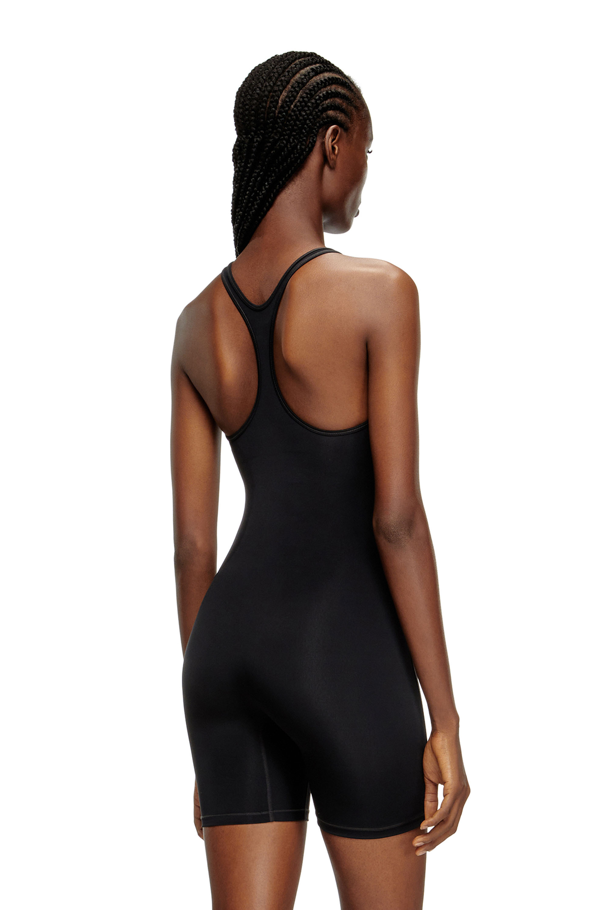 Diesel - NYDIA-UTLT, Mono con espalda deportiva Mujer in Negro - 3