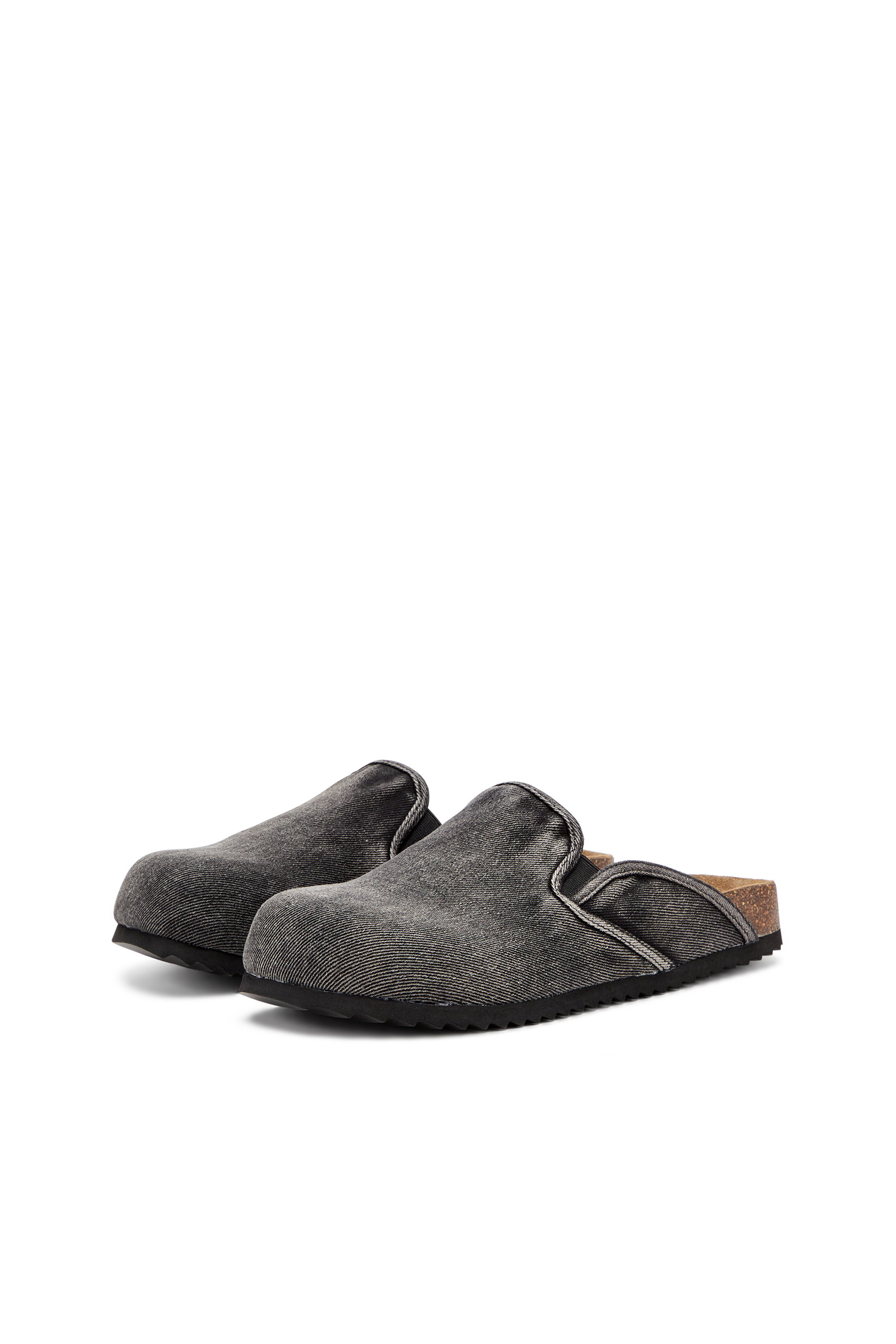 Diesel - D-WOODSTOCK SLIP-ON, Zapatos planos sin talón en cuero napa Hombre in Negro - 8