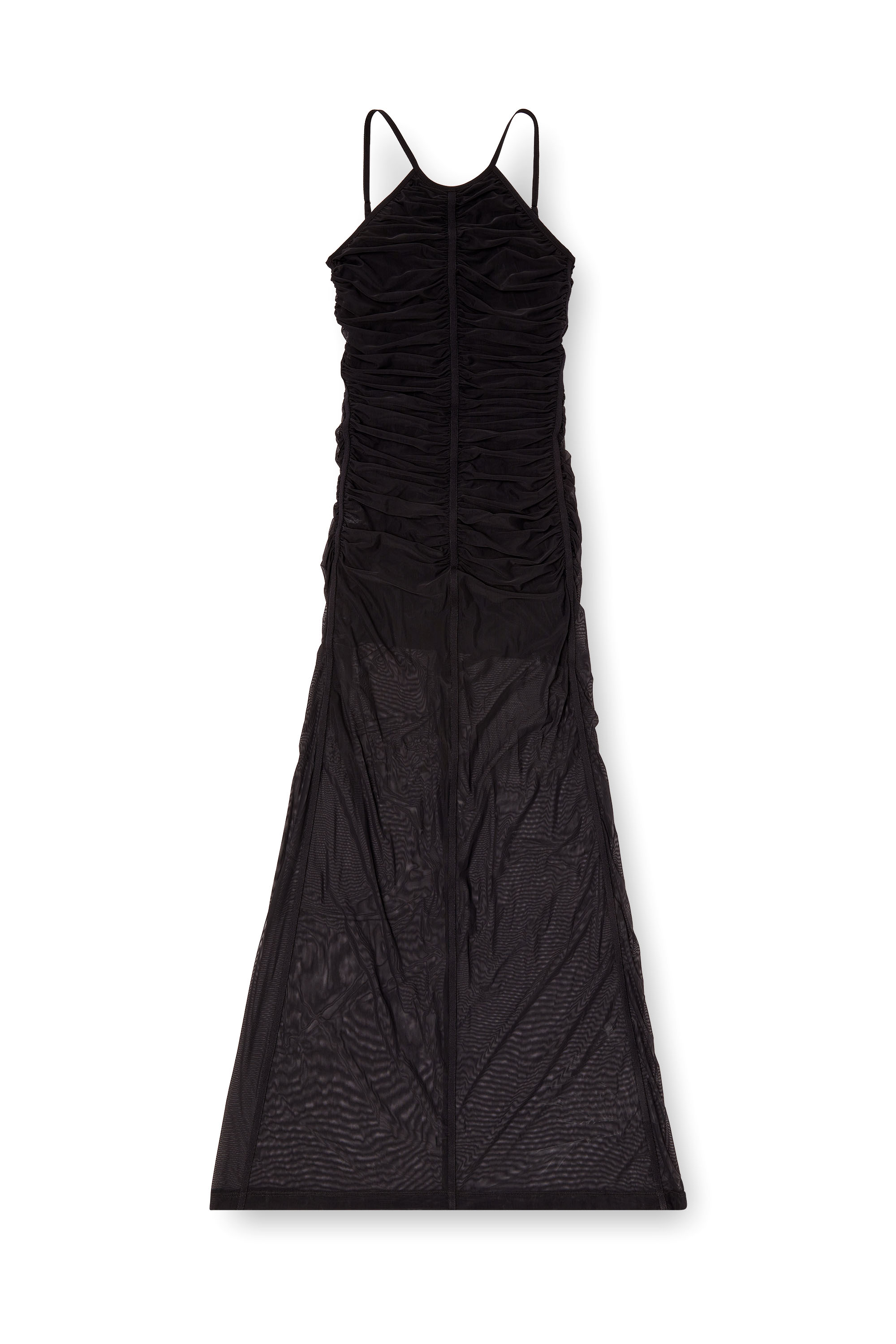 Diesel - D-AMAMI, Maxivestido con tirantes muy finos Mujer in Negro - 5