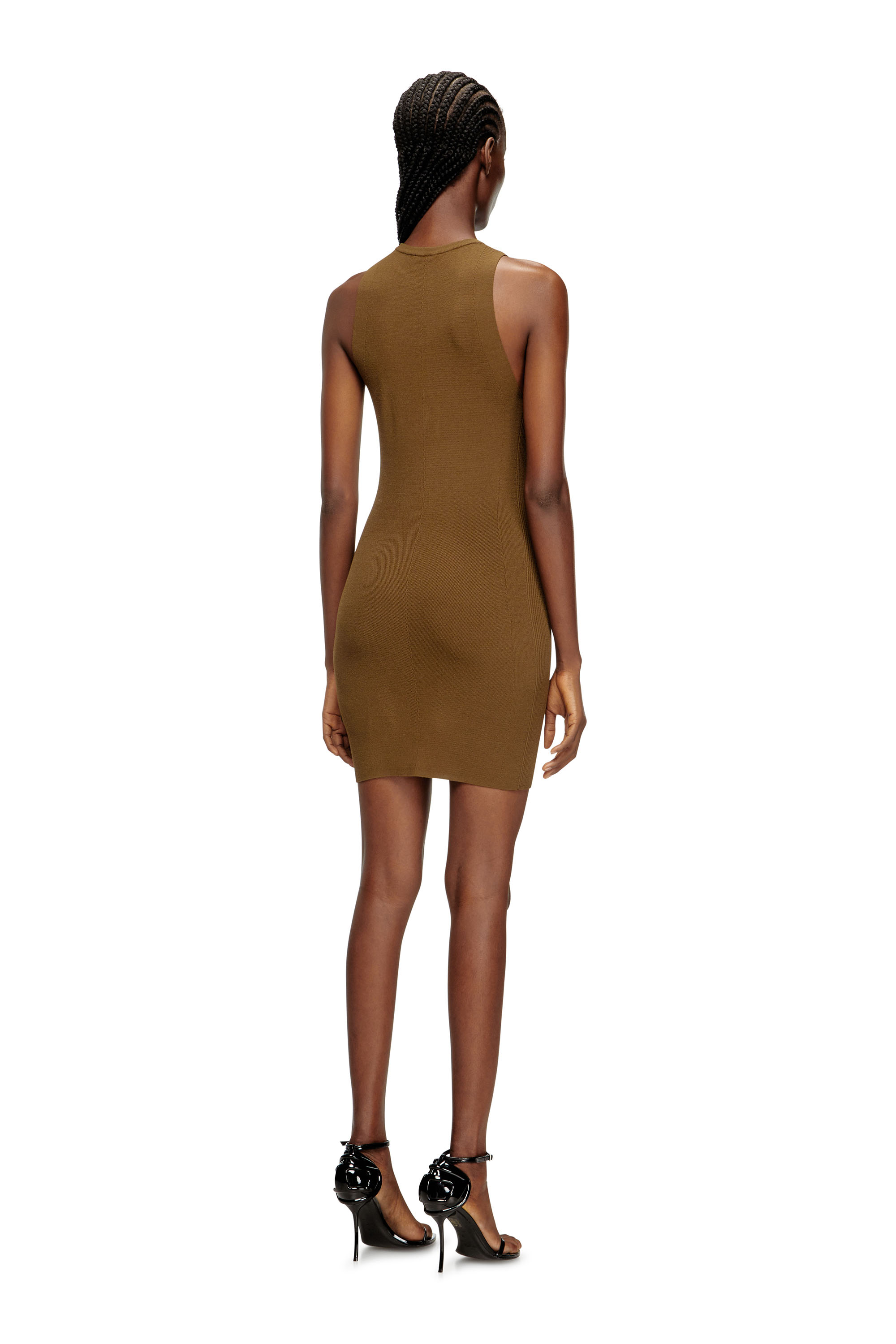 Diesel - M-CADDIX, Vestido sin mangas de tejido en canalé Mujer in ToBeDefined - 4