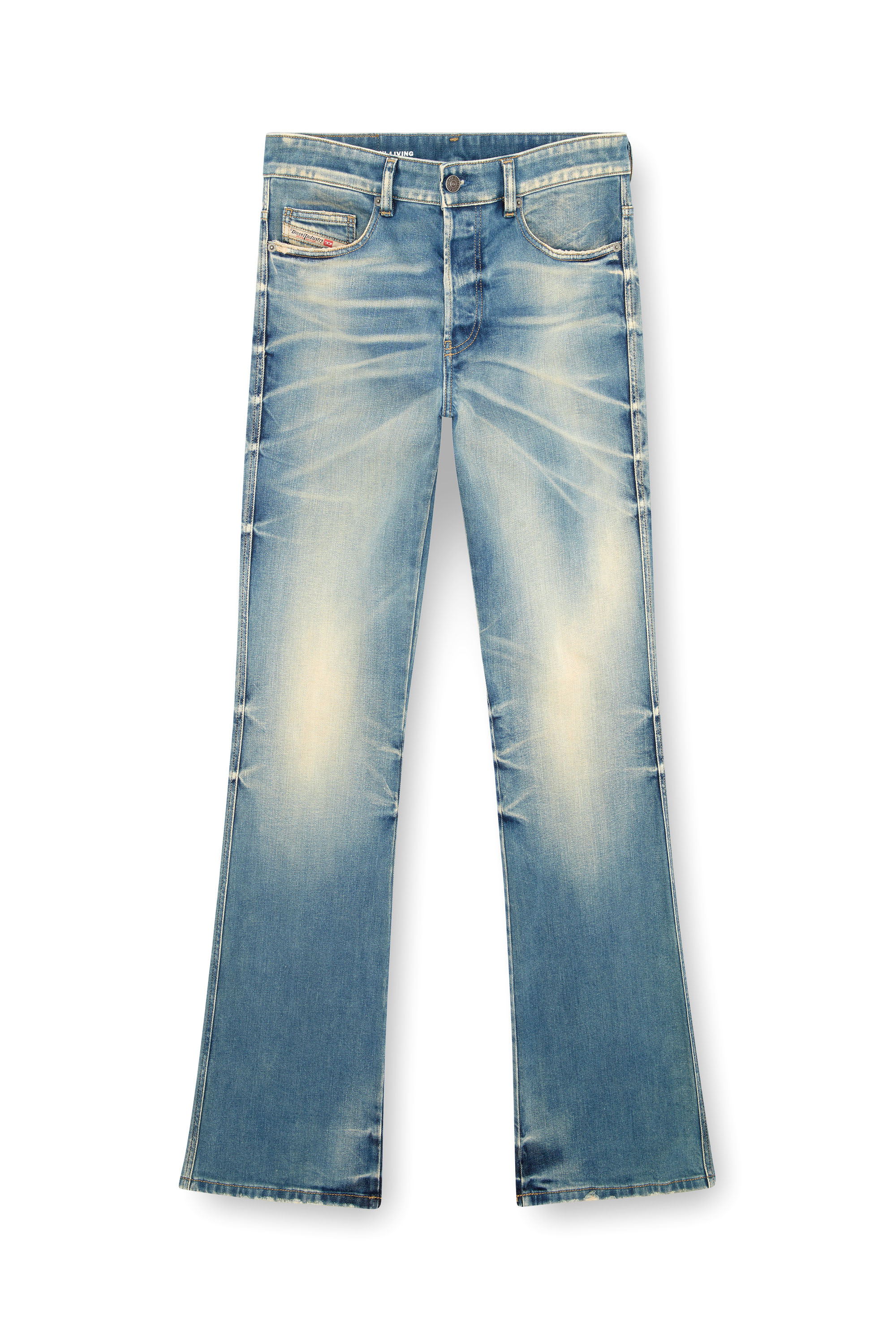 Diesel - Bootcut Jeans 1998 D-Buck 09J62, Hombre Bootcut Jeans - 1998 D-Buck in Azul marino - Image 3