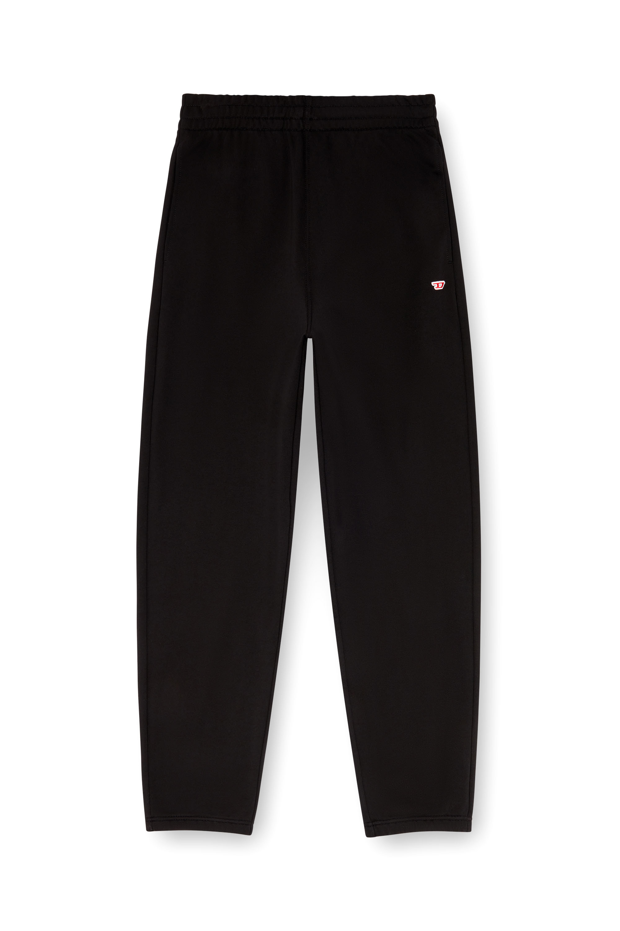 Diesel - P-MARKY-D, Man Track pants with embroidered D patch in Black - Image 4