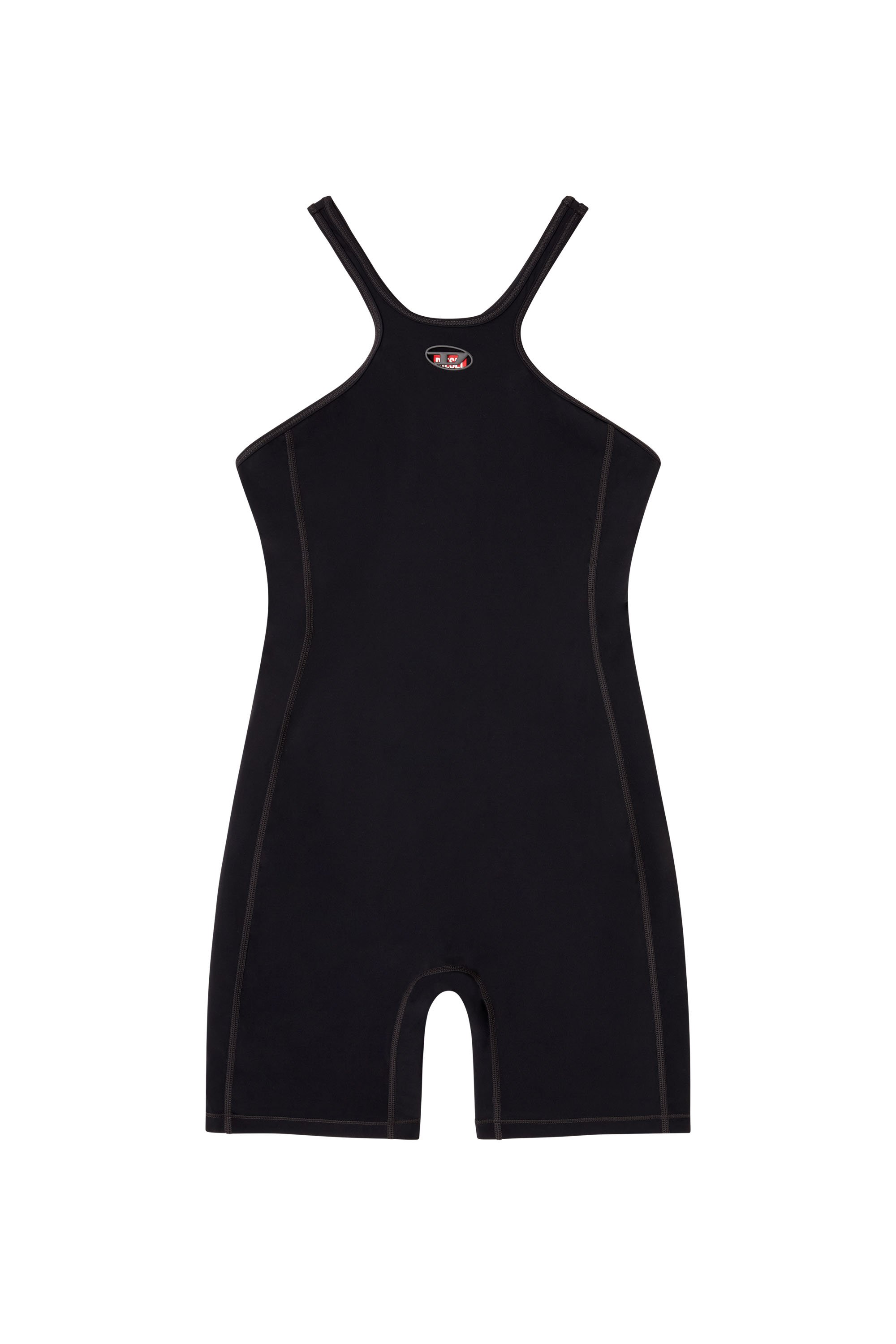 Diesel - NYDIA-UTLT, Mono con espalda deportiva Mujer in Negro - 4