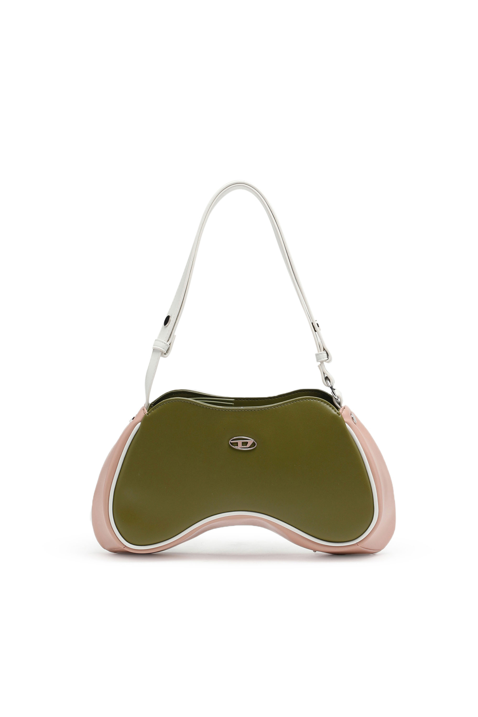 PLAY SHOULDER Woman: Shoulder bag with two-tone design