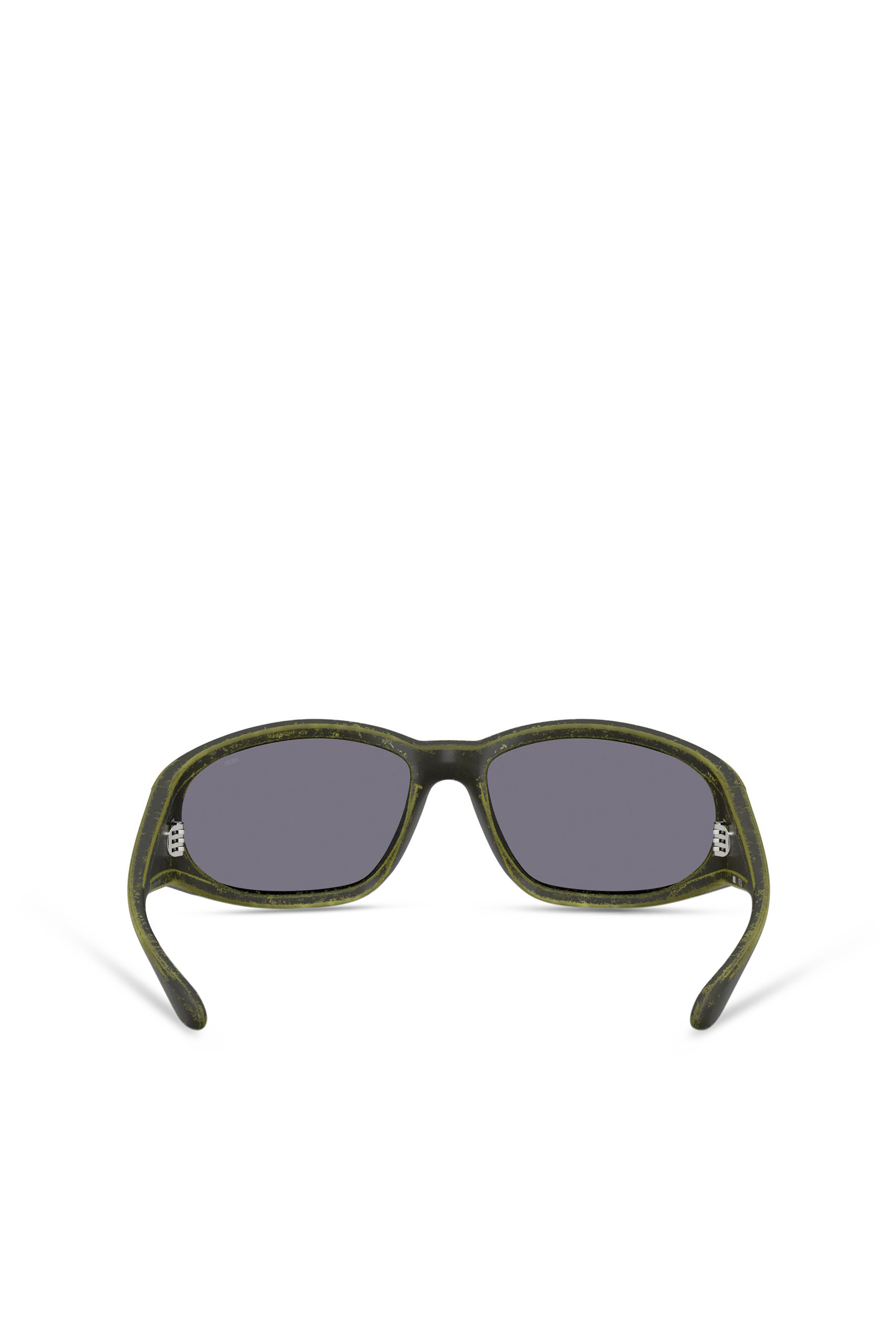 Diesel - 0DL3002, Gafas de sol rectangulares en acetato Unisex in Verde - 3