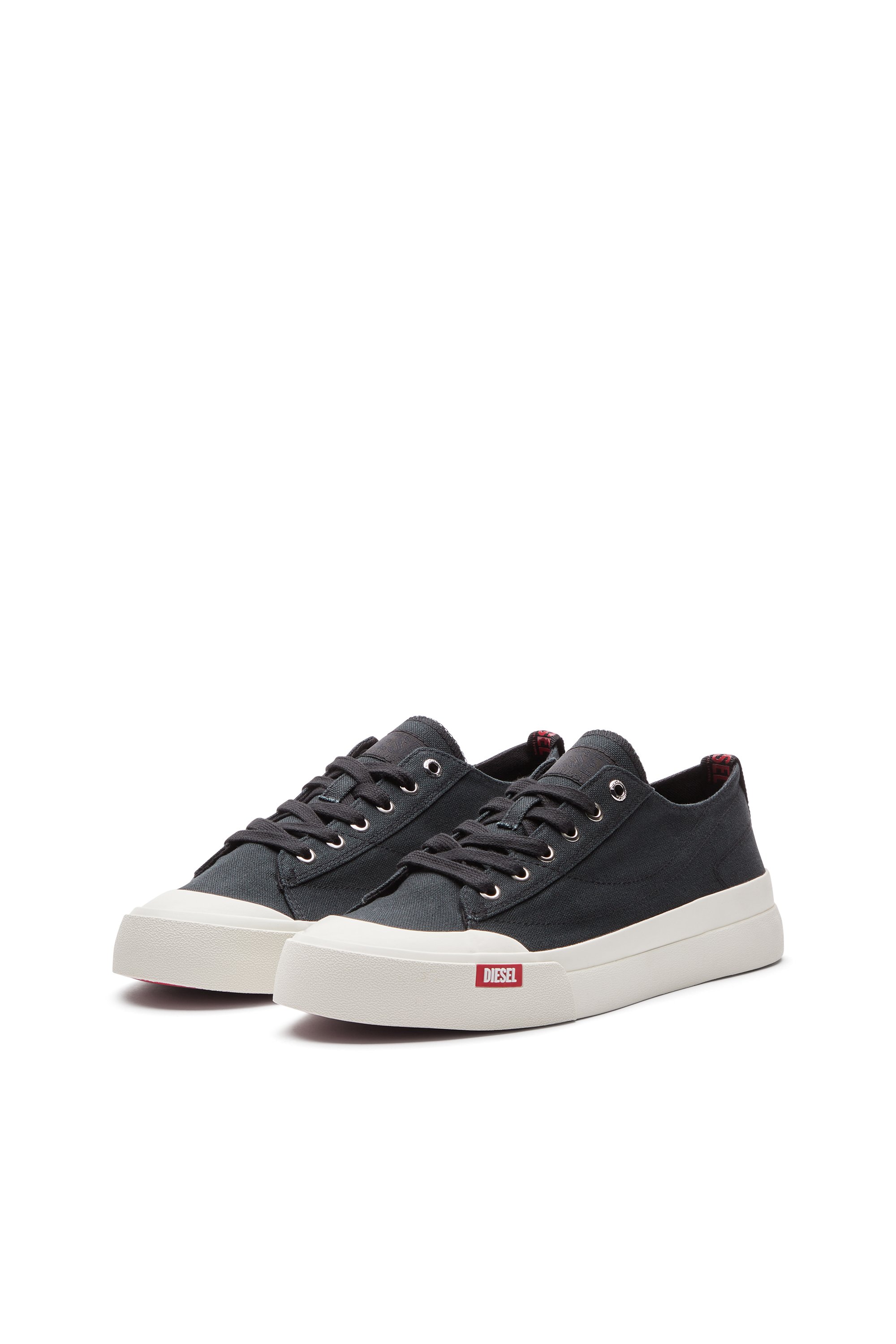 Diesel - S-ATHOS LOW, Man's S-Athos Low-Canvas sneakers in Black - 8