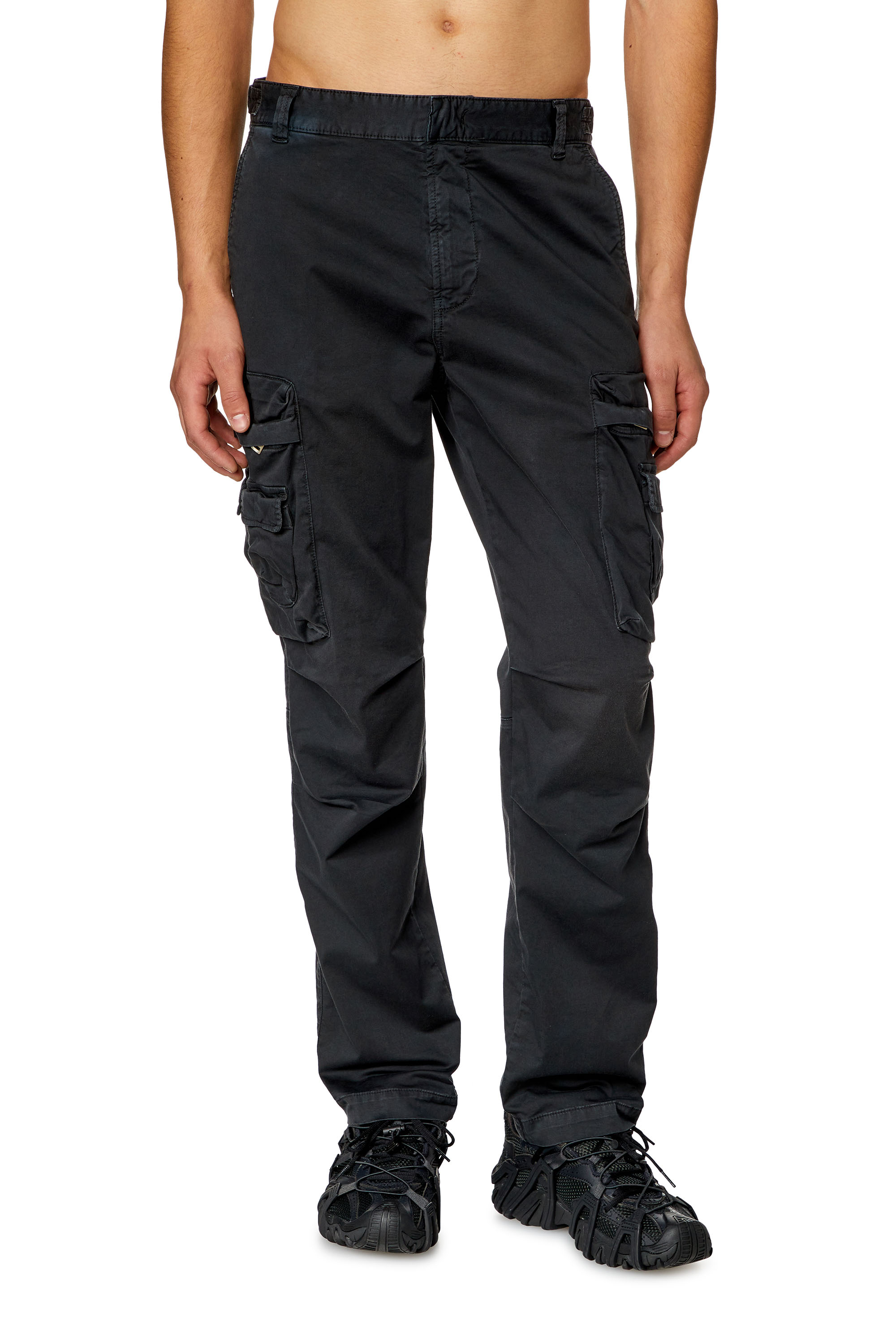 DIESEL Hoodie With Faded Effect in Black for Men | Lyst