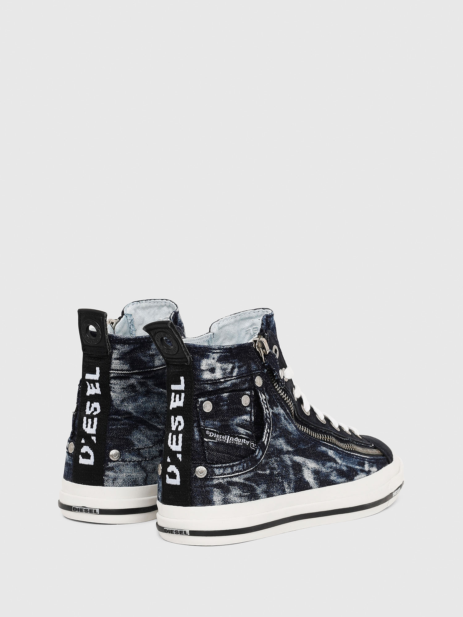 EXPO-ZIP W Women: High-top sneakers in denim with zip | Diesel